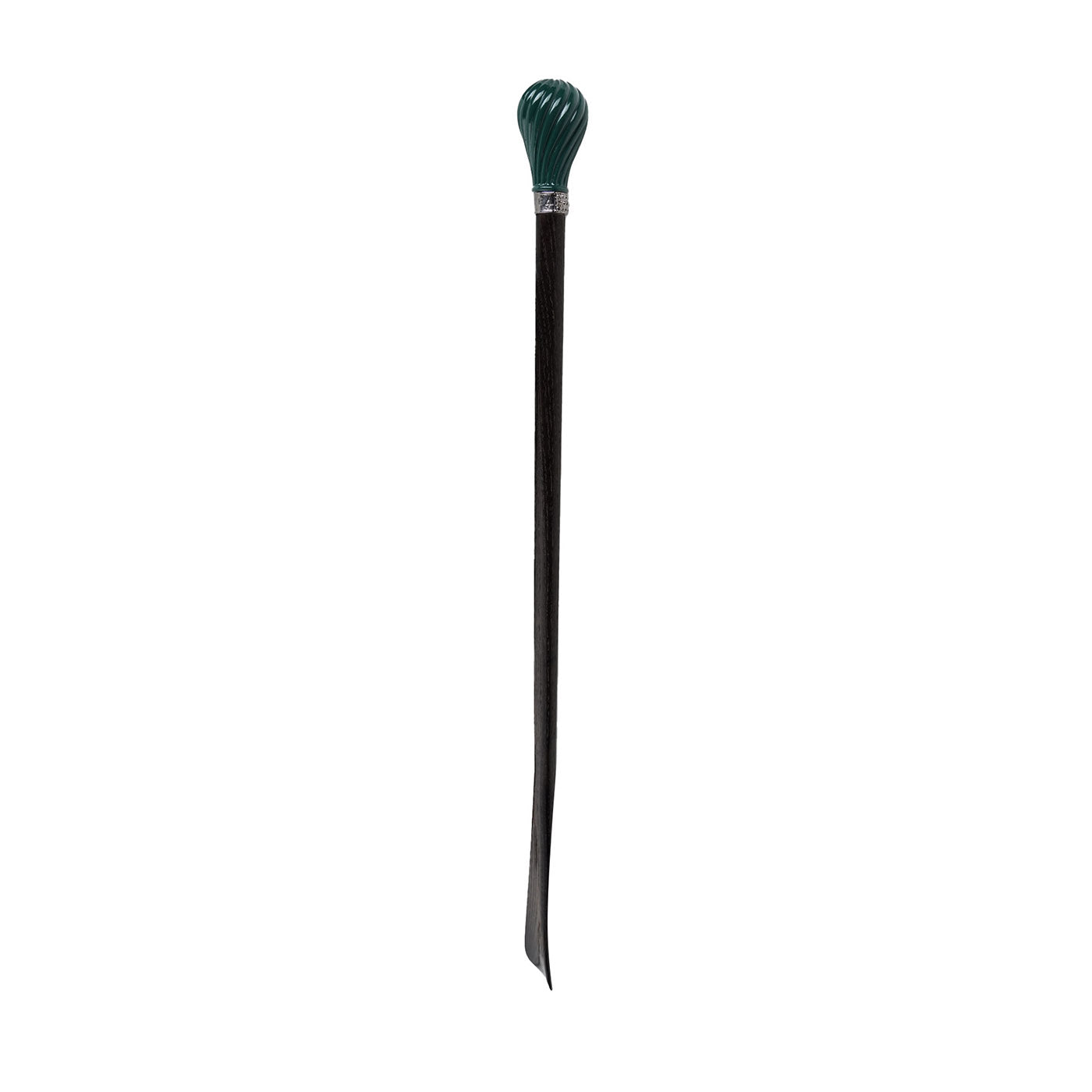 Sagola Dark Shoe Horn with Twisted Petrol-Blue Handle - Main view
