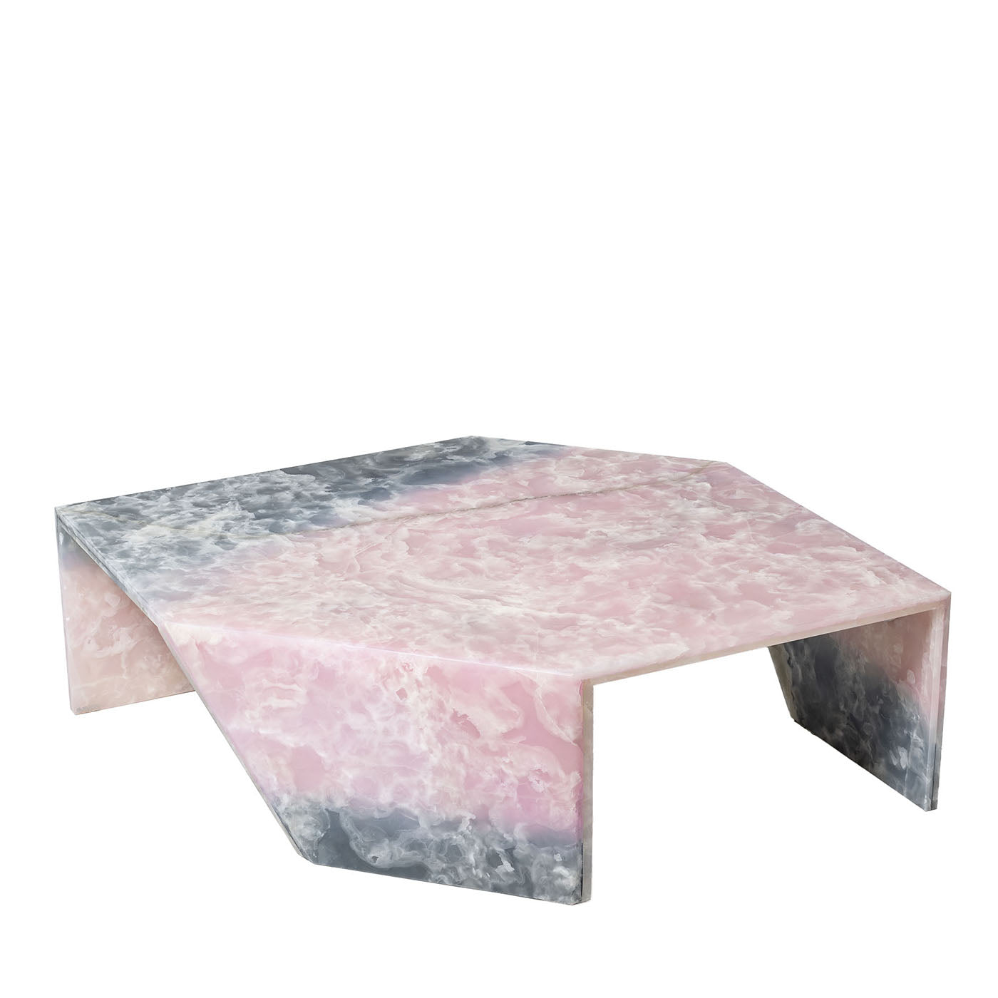 Tavolino Origami Inciso Pink di Patricia Urquiola - Vista principale