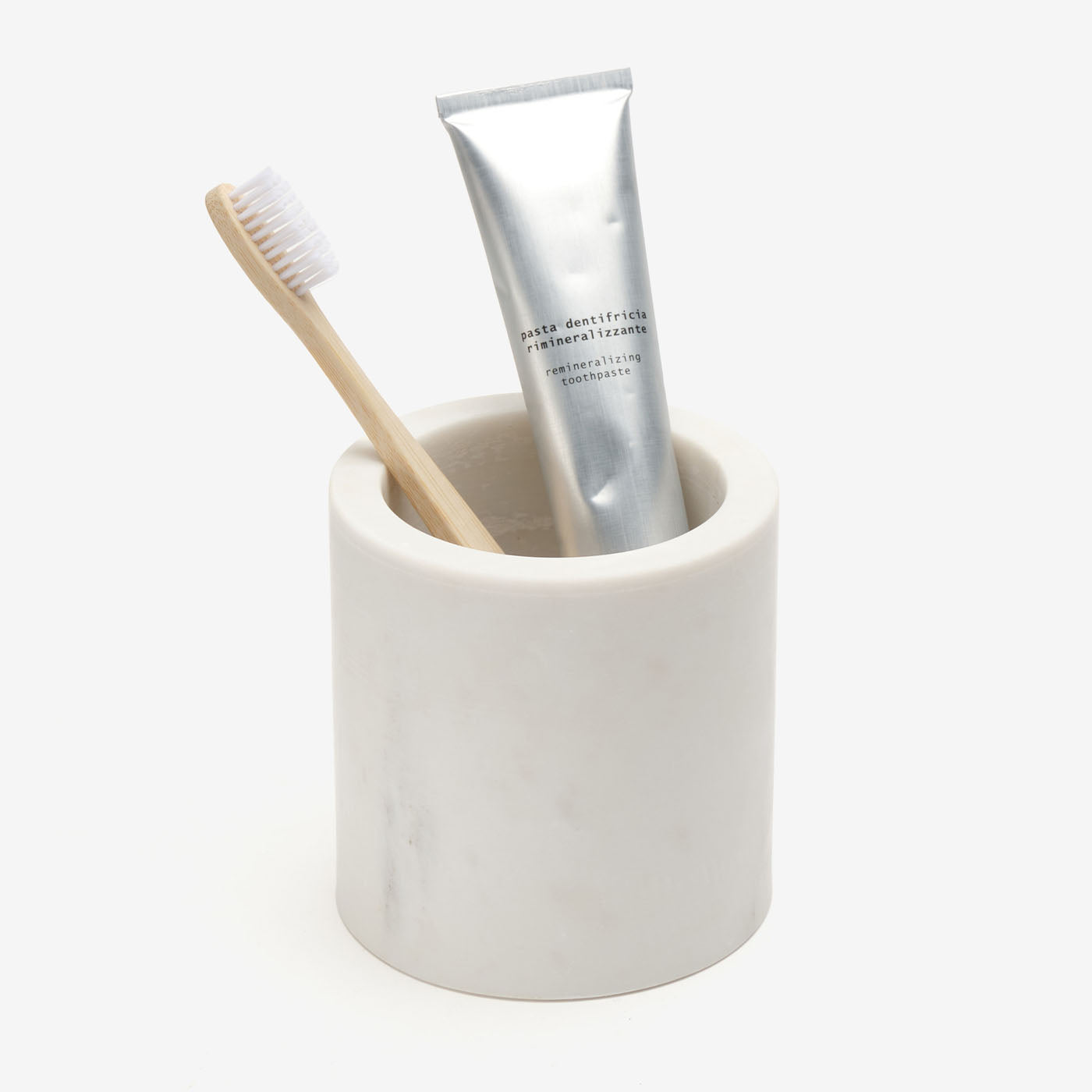 Carrara Marble Toothbrush Holder - Alternative view 1