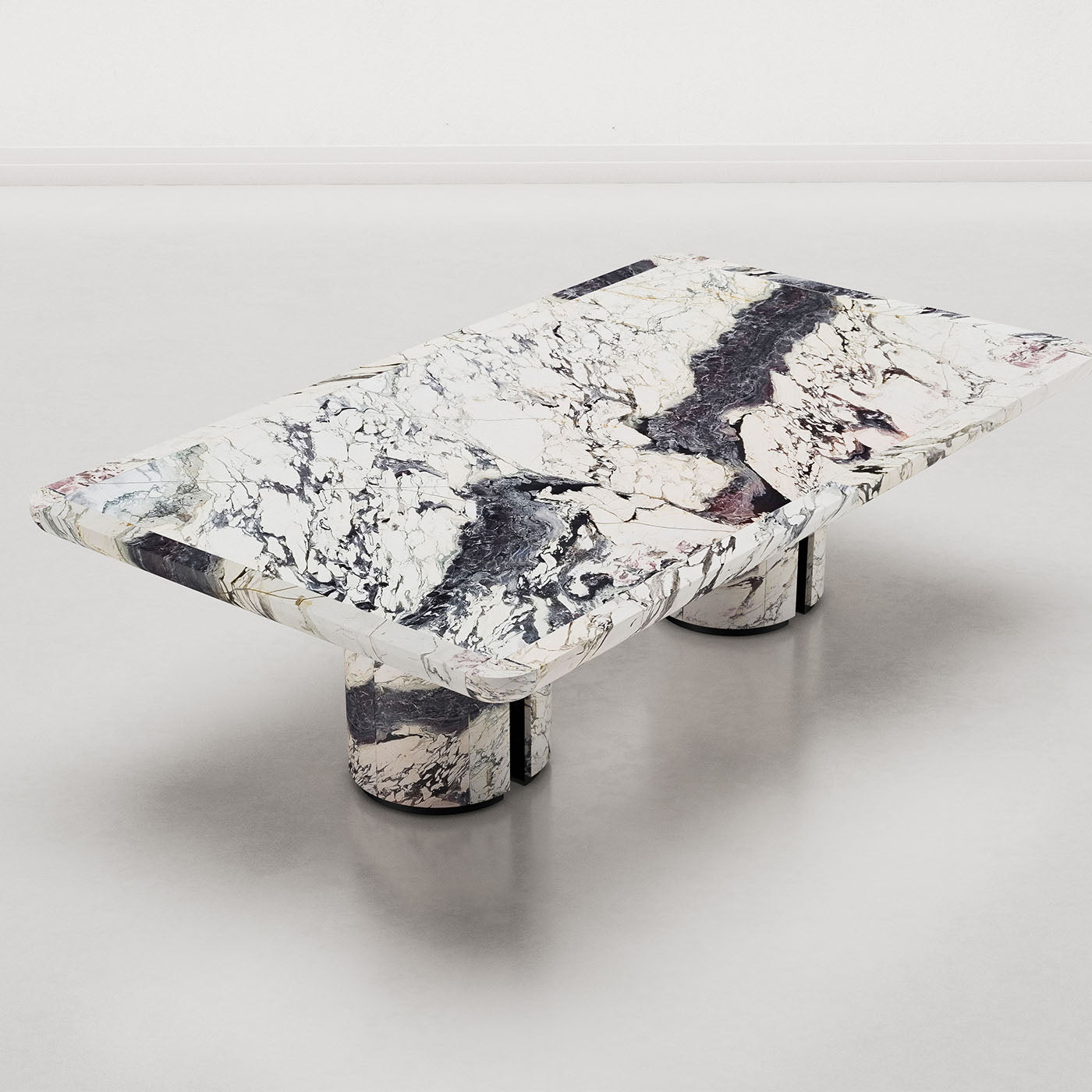 L'Alberto Matte Breccia Capraia Marble Dining Table - Alternative view 2