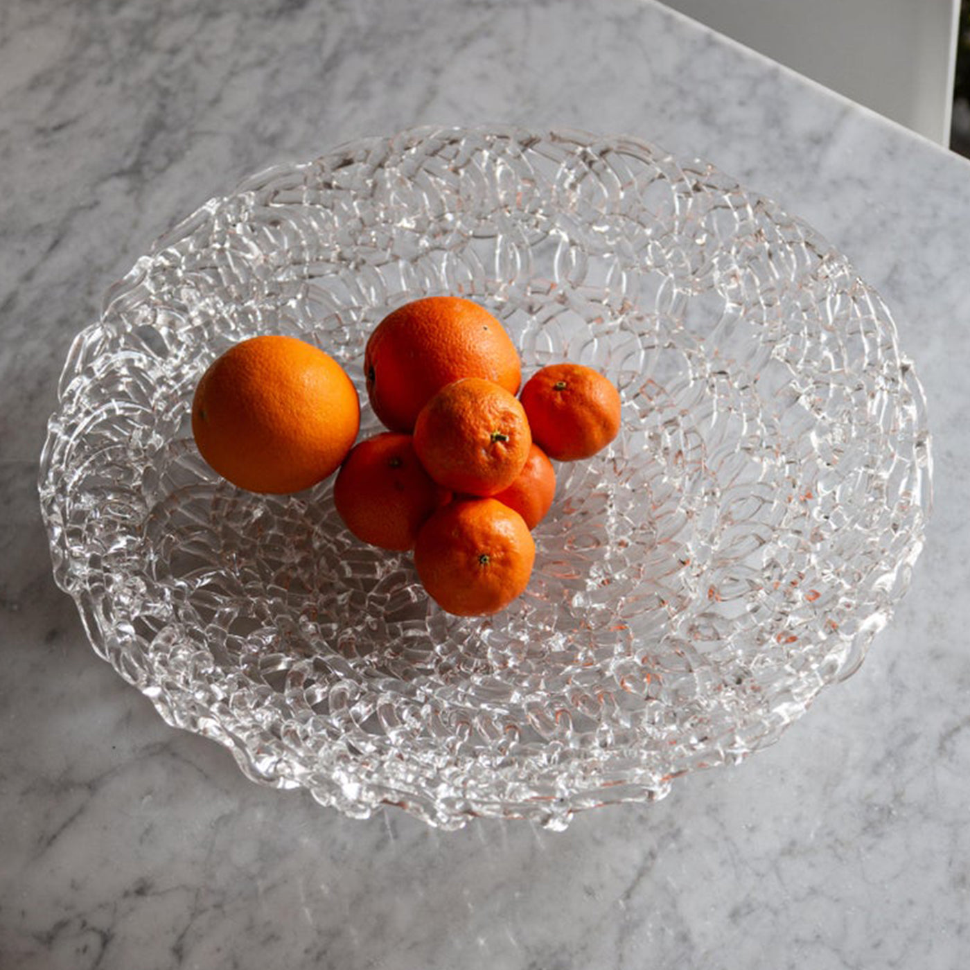 21st Century Medium Glass Lace Fruit Bowl  - Alternative view 5