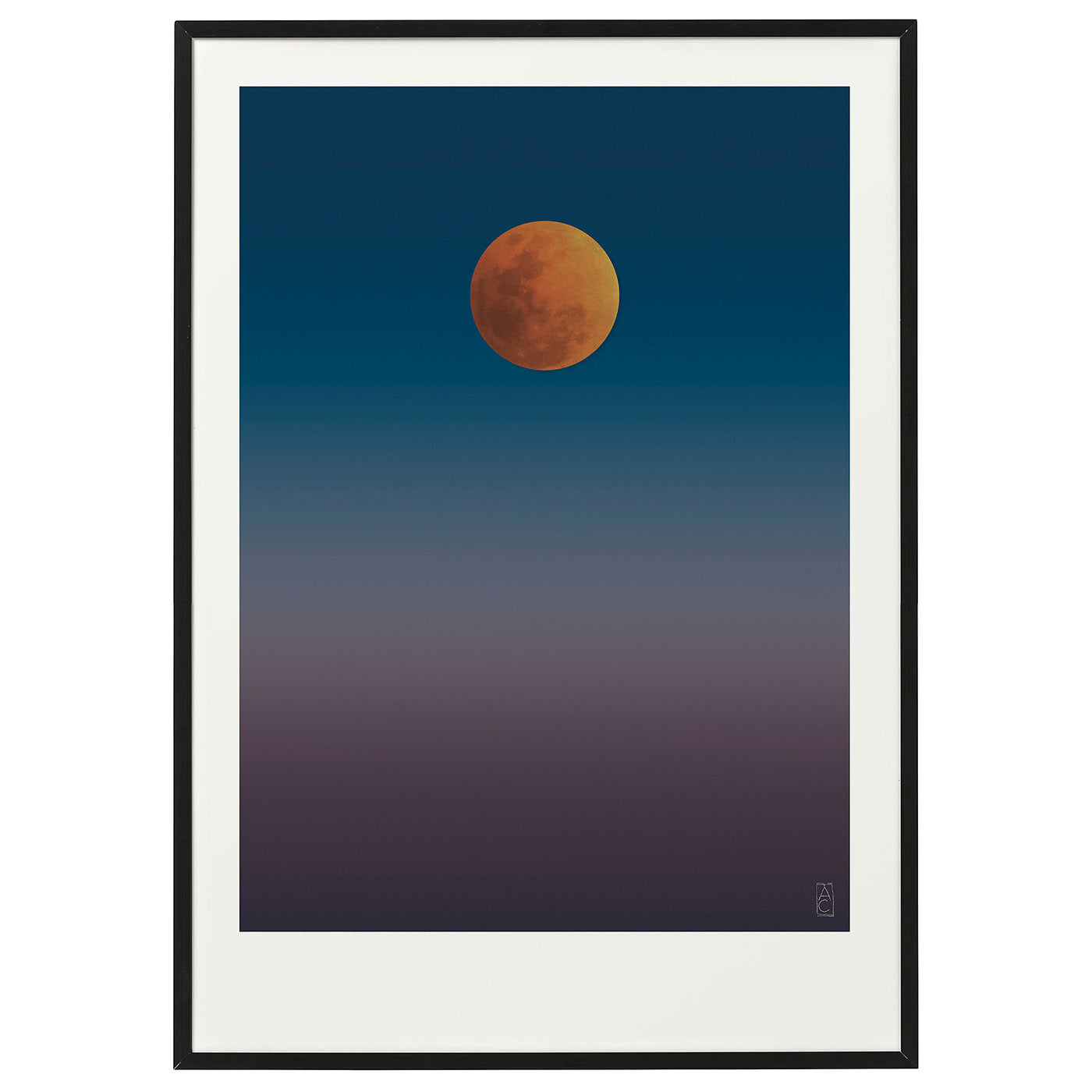 Red Moon 02 Print  - Alternative view 1