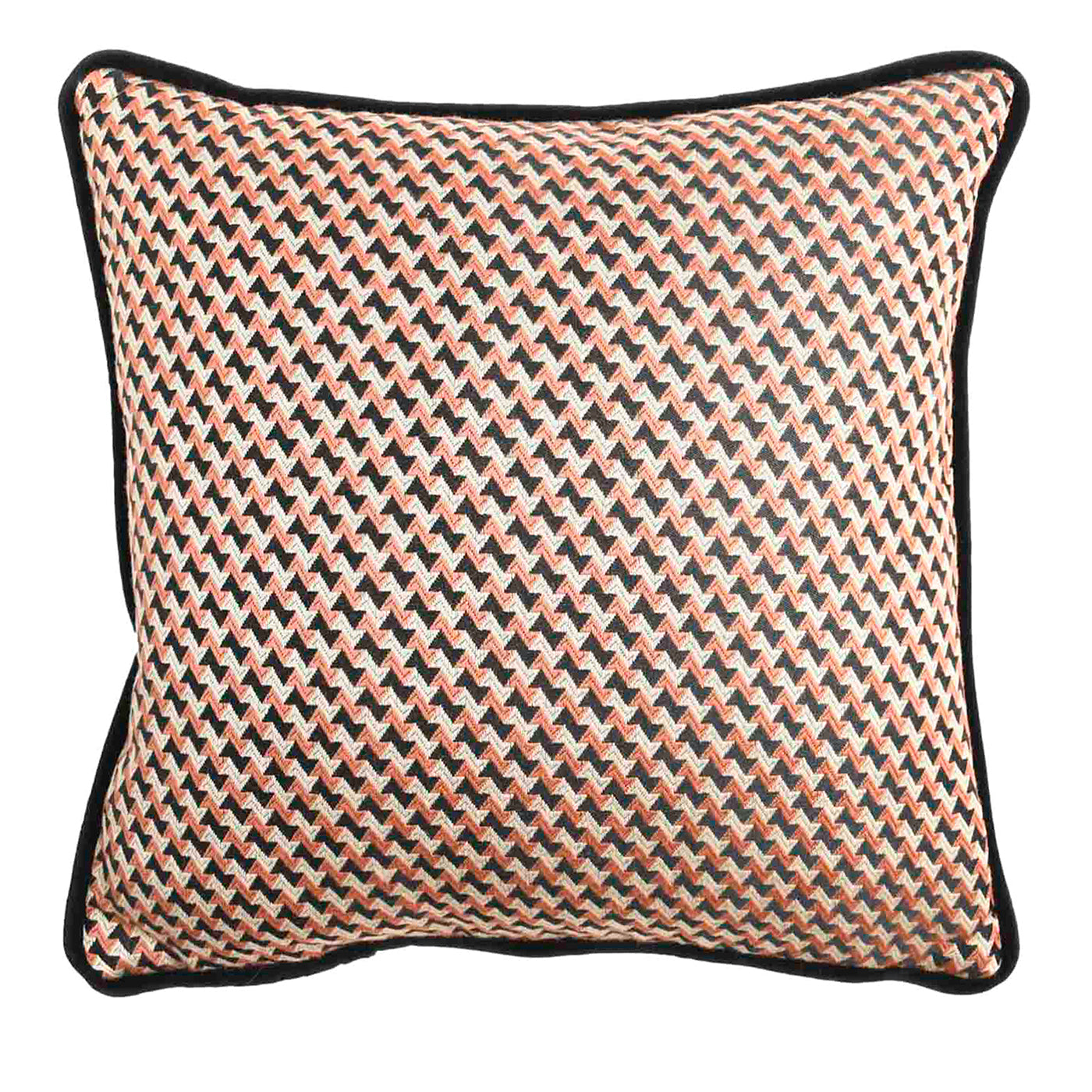 Carrè Cushion in Micro-Patterned jacquard fabric - Main view