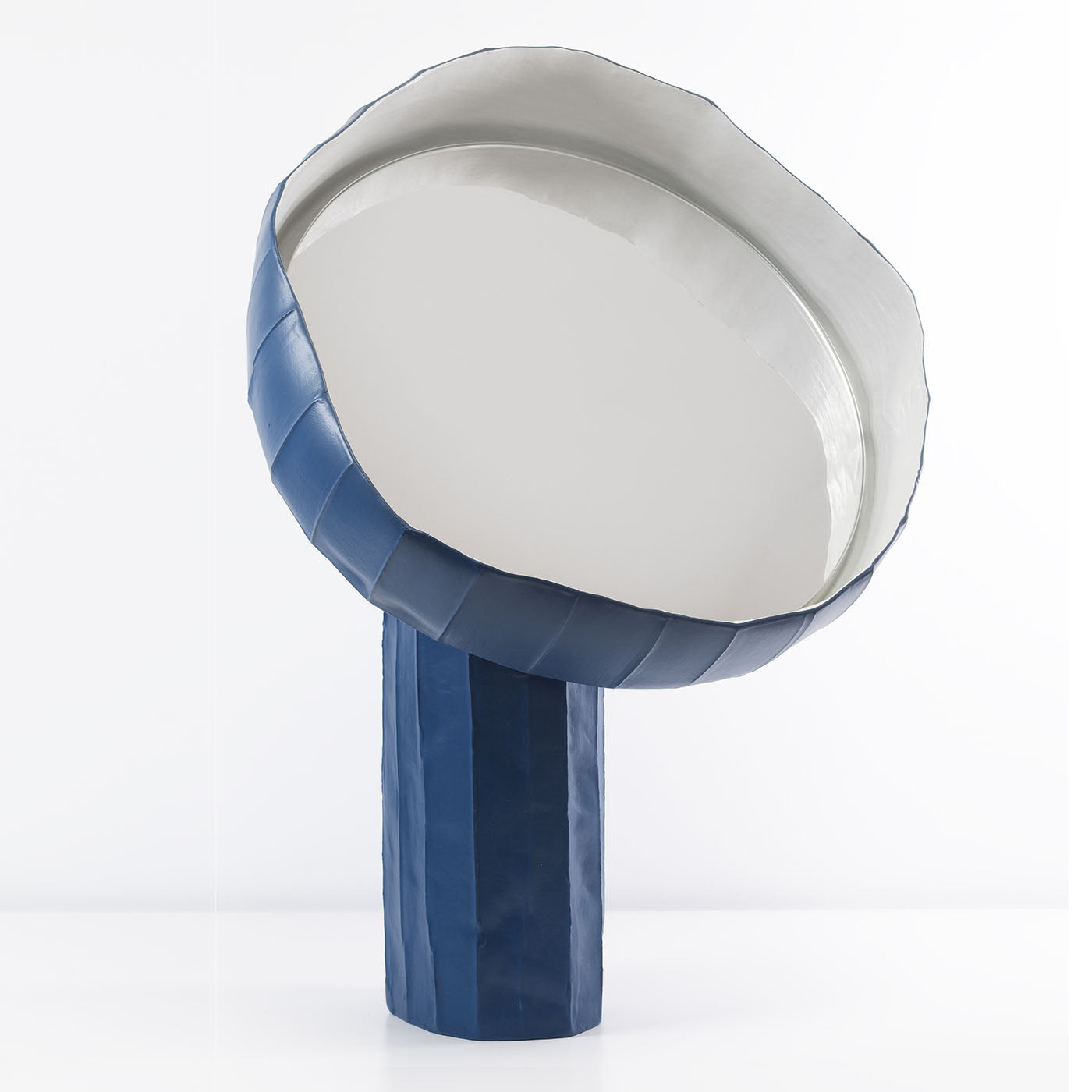 Girasole 40 Specchio da tavolo blu di Paronetto e Botticelli - Vista alternativa 1