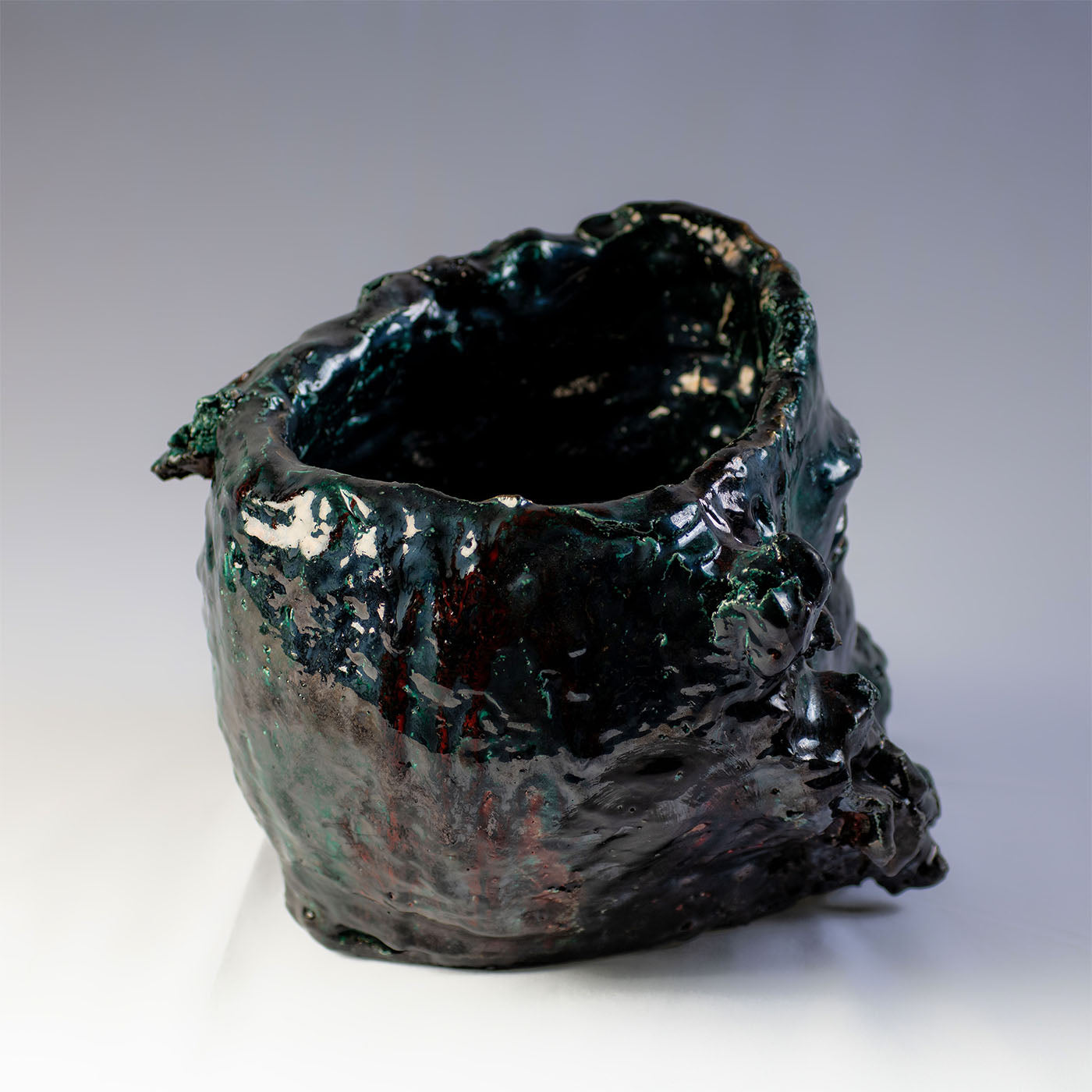 Orlando Furioso Dark Green Anthropomorphic Vase - Alternative view 1