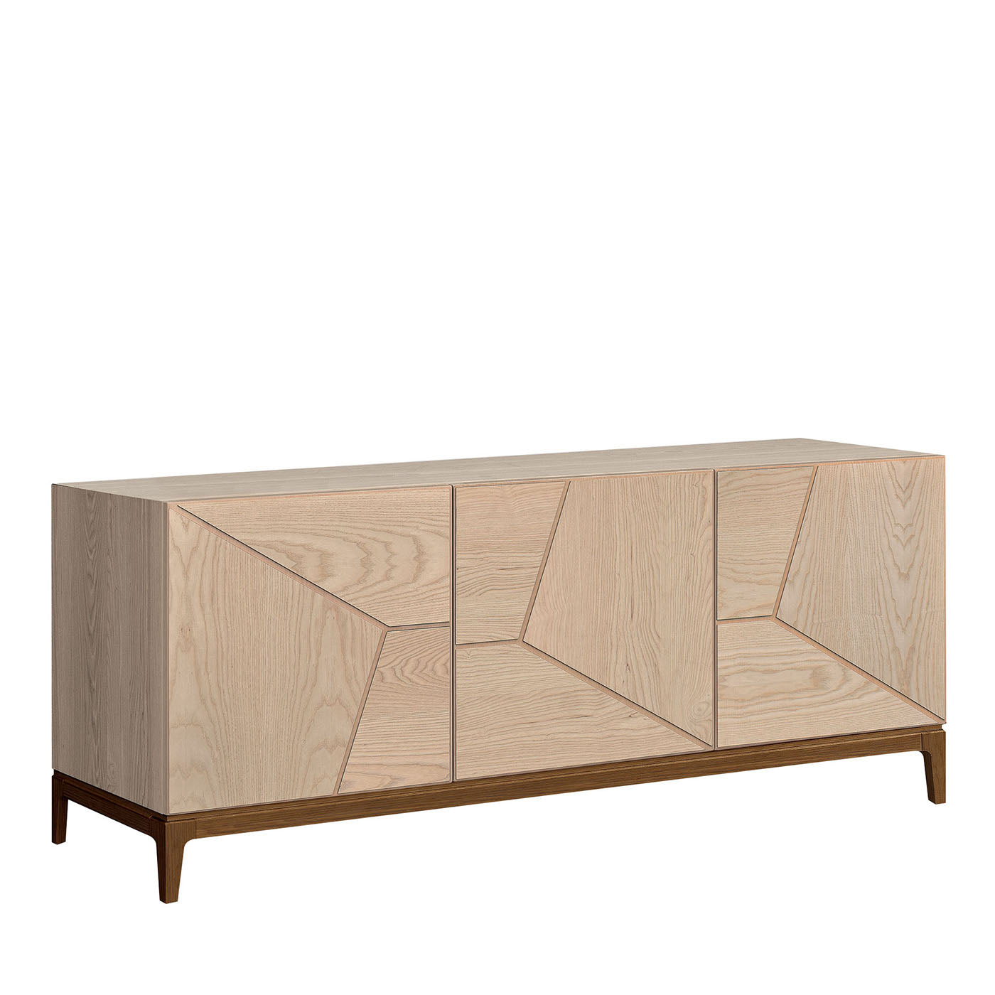 Natura Walnut And Coffee Finish Ash Wood Sideboard - Alternative view 1