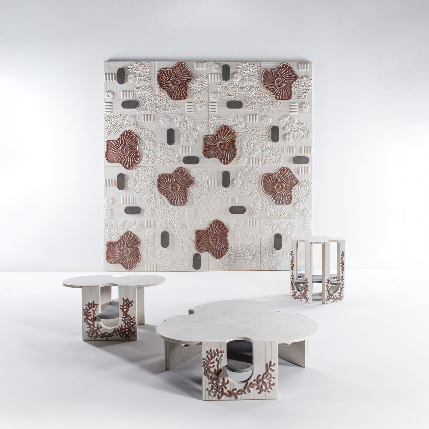 Prifera Low Marble & Stone Coffee Table - Alternative view 3