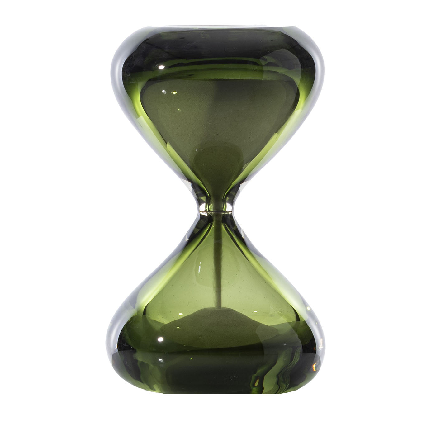 Sommersa Medium Transparent Deep Green Hourglass - Vue principale