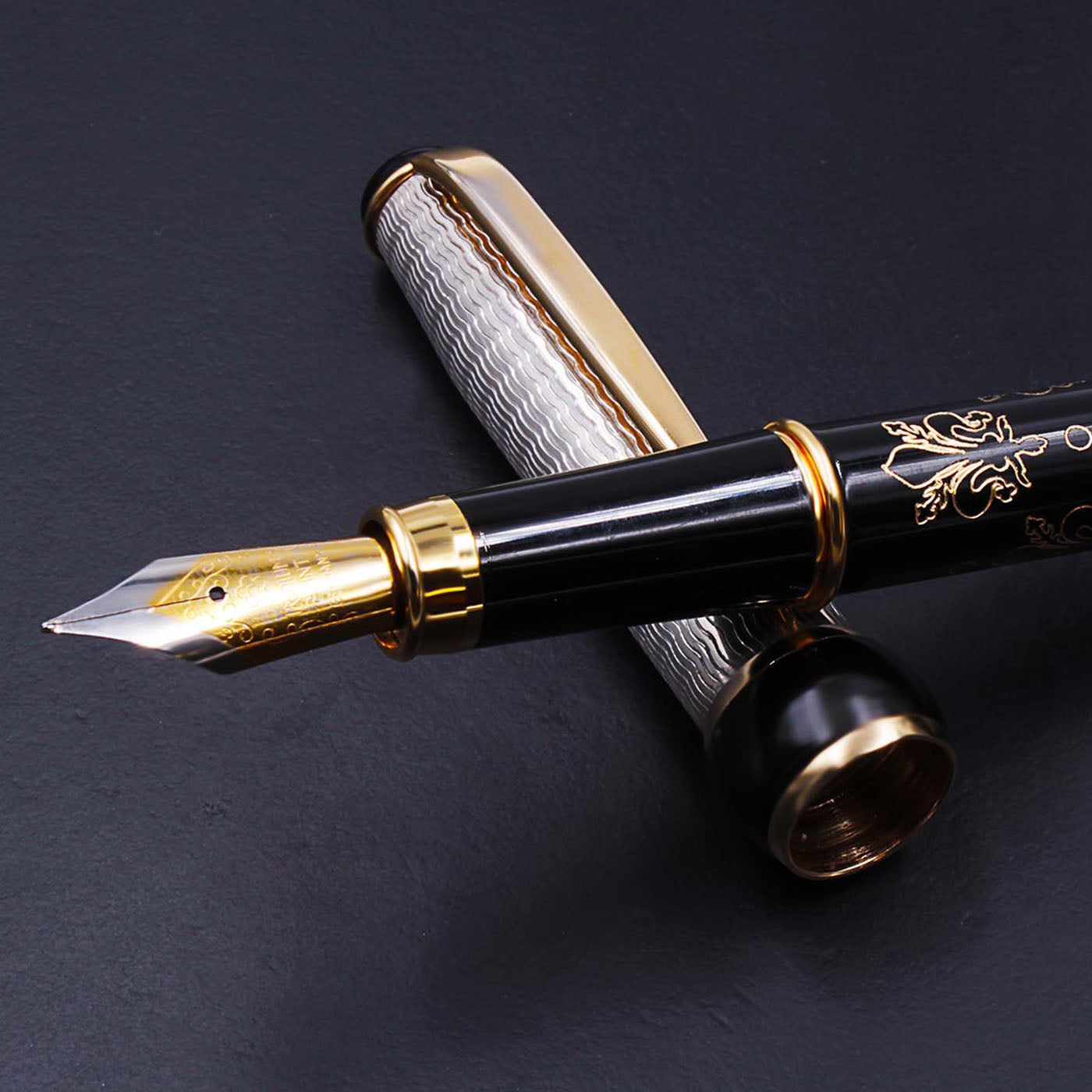 Florence Style Silver Fountain Pen - Alternative view 1