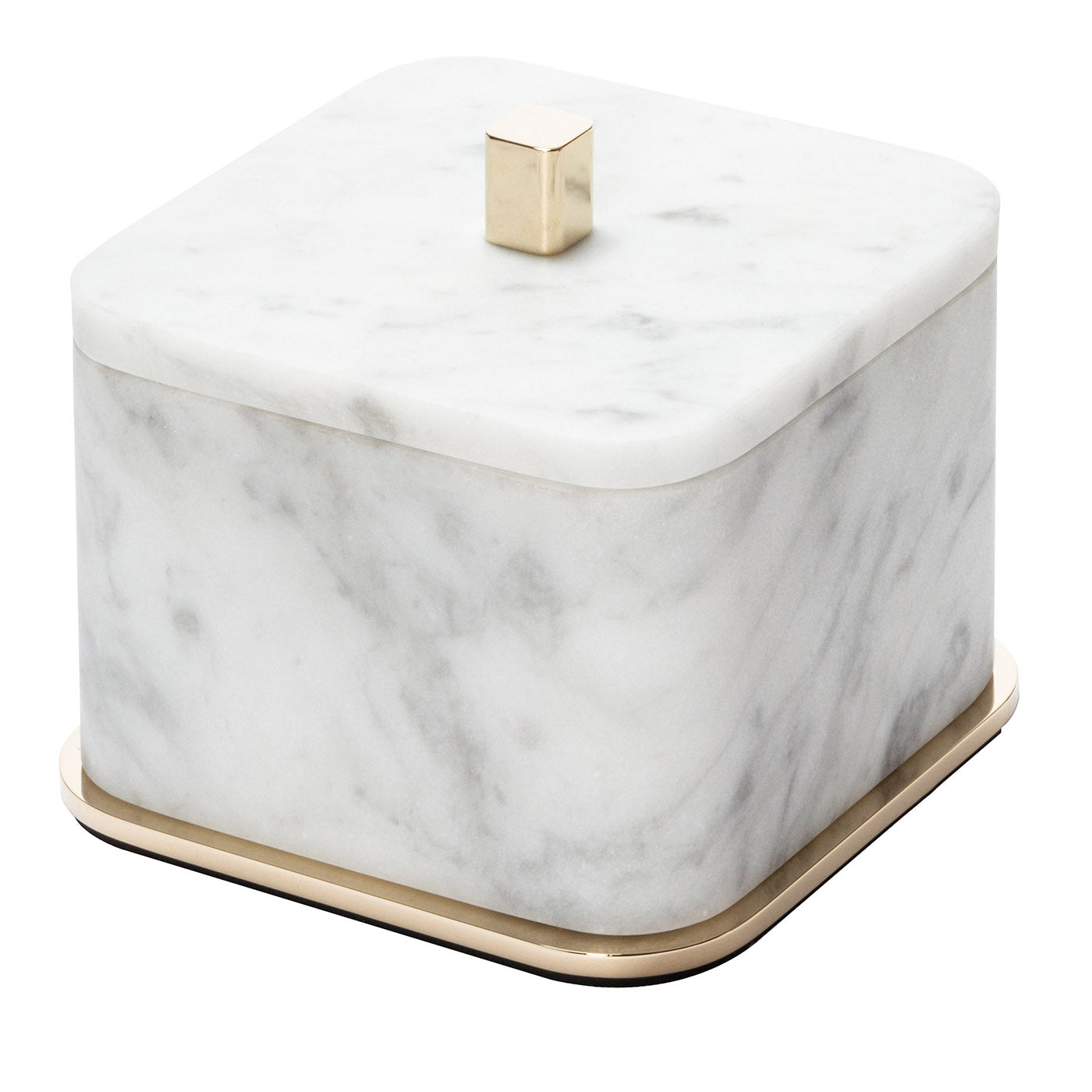 Boîte en marbre blanc Polo Large - Vue principale