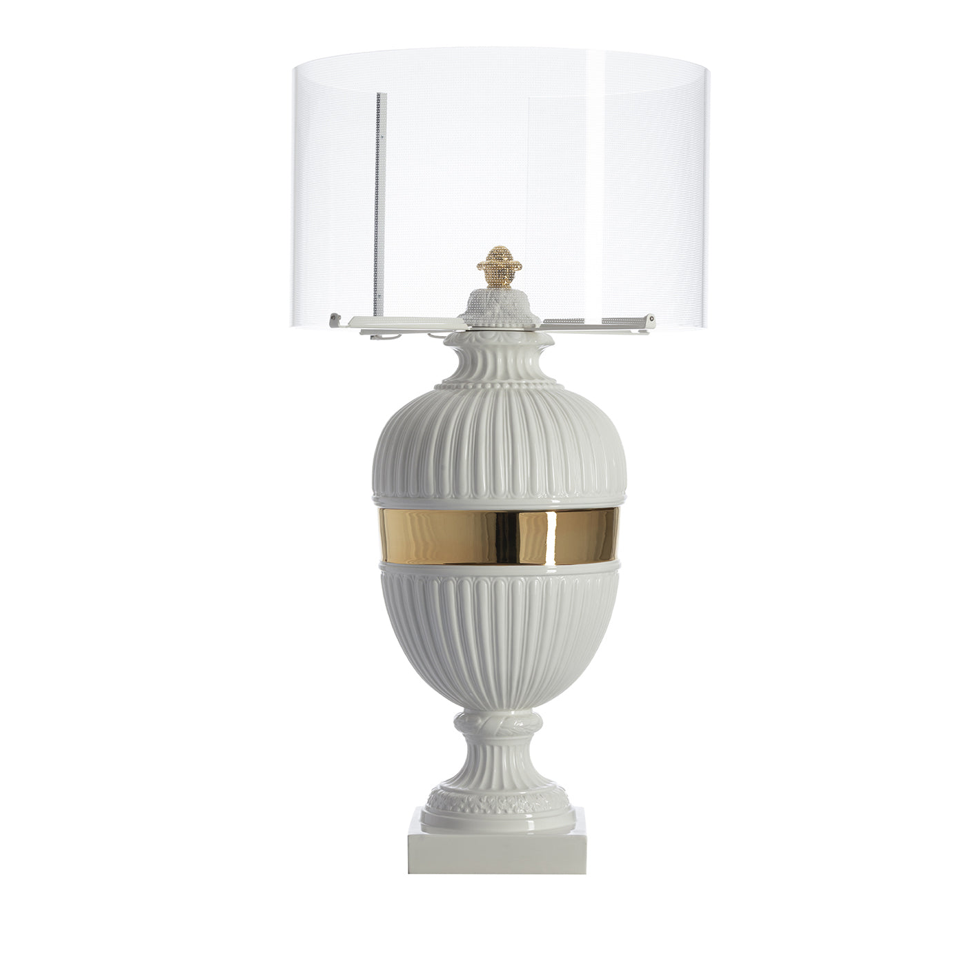 Psyche White and Gold Table Lamp - Main view