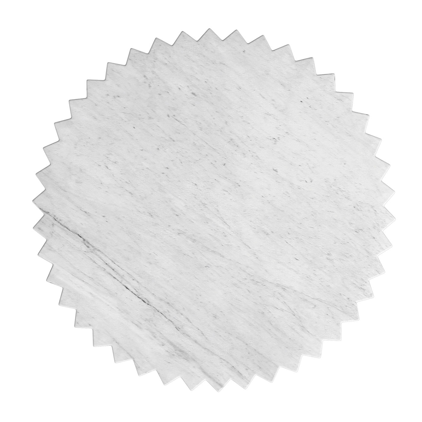 Doris Multifaceted In White Carrara Marble Coffee Table  - Alternative view 2