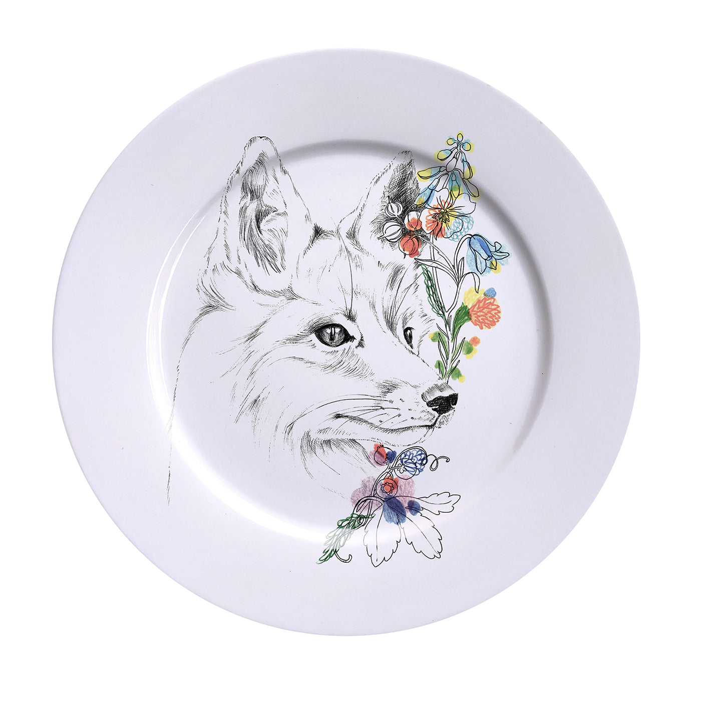 An Ode To The Woods Red Fox Dinner Plate - Main view