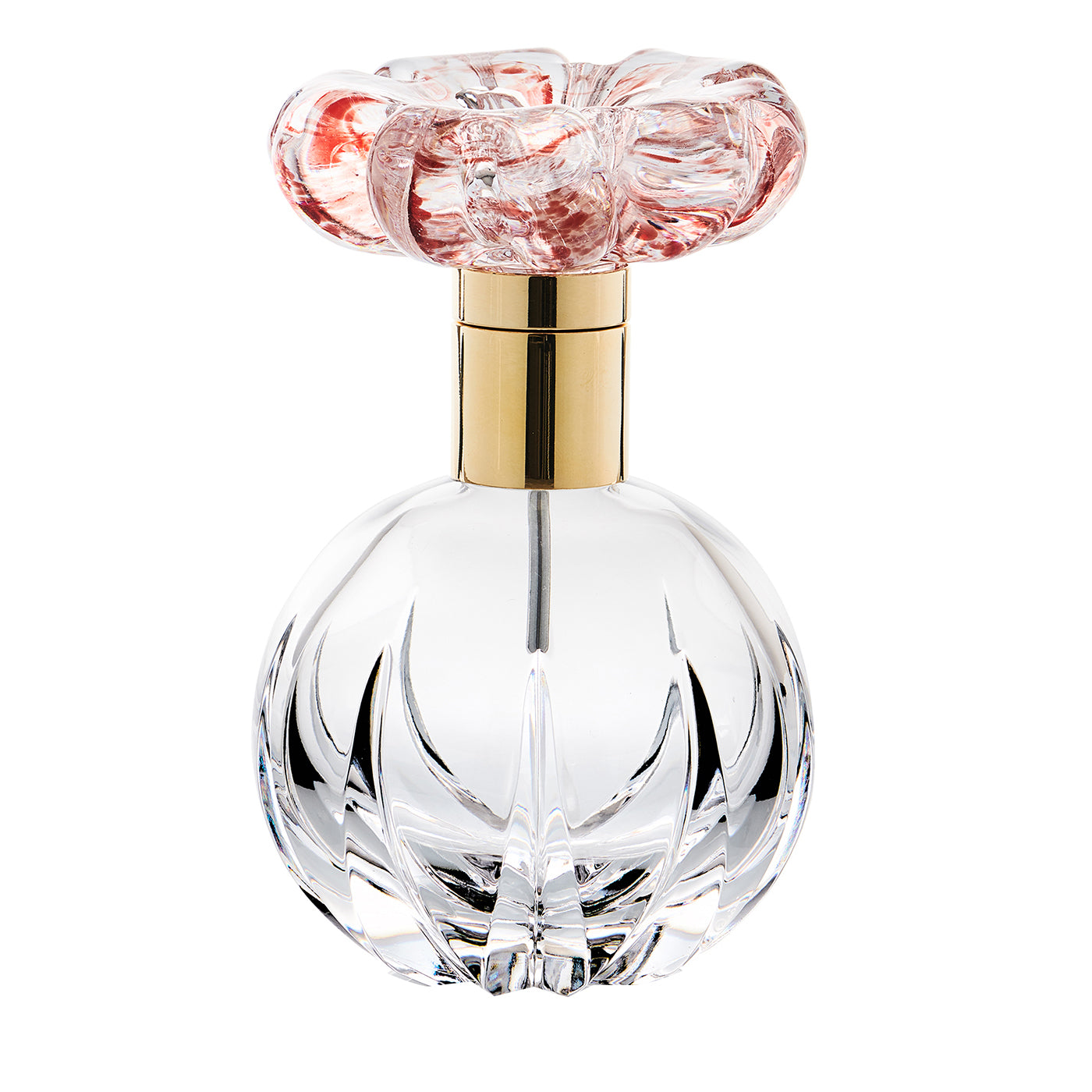 Bottiglia di profumo Cistus con fiore rosso - Vista principale