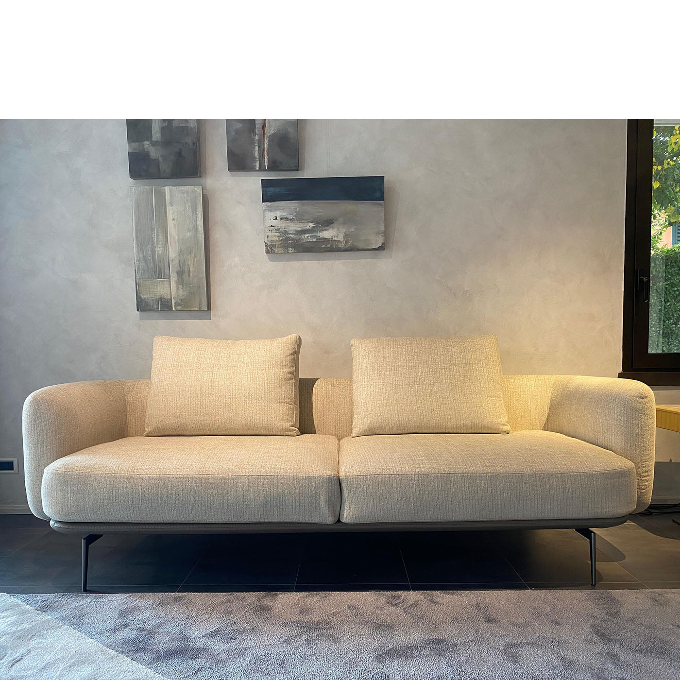 Sirio Gray 3-Seater Sofa - Alternative view 3