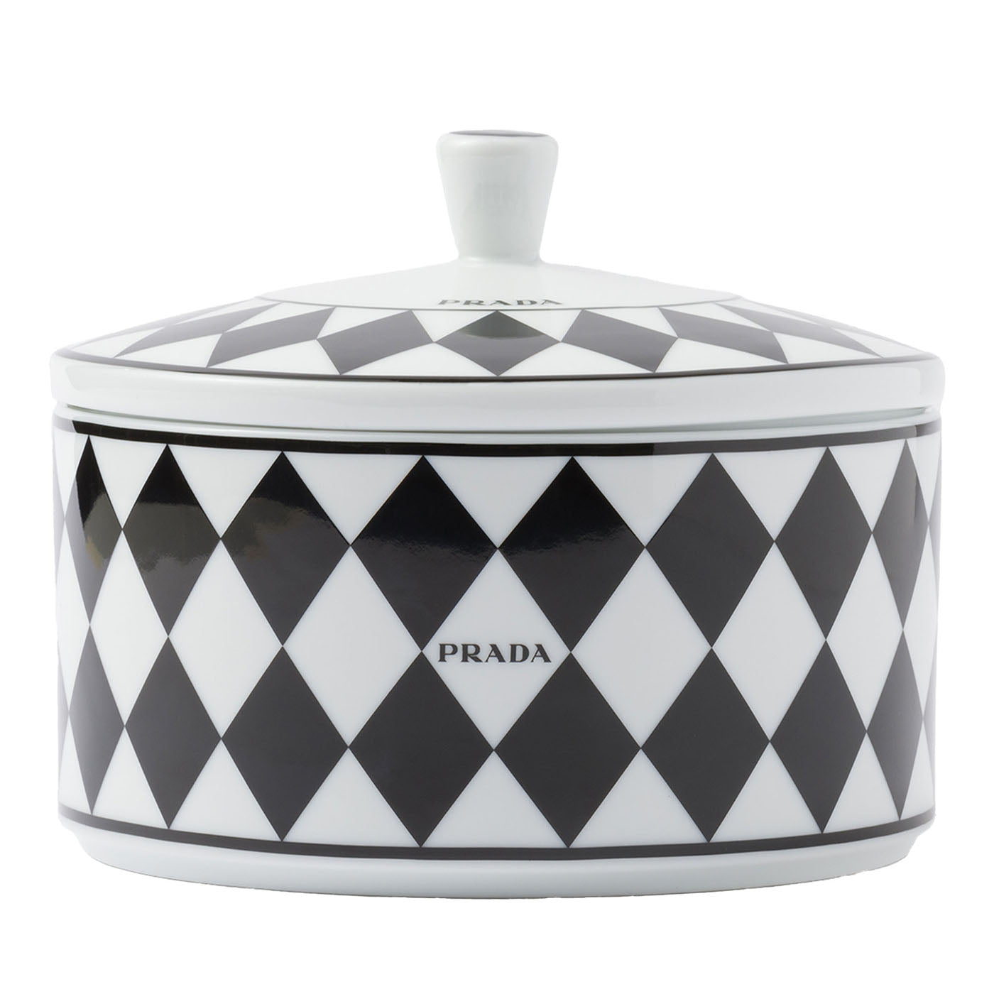 Checkerboard Porcelain Box - Main view