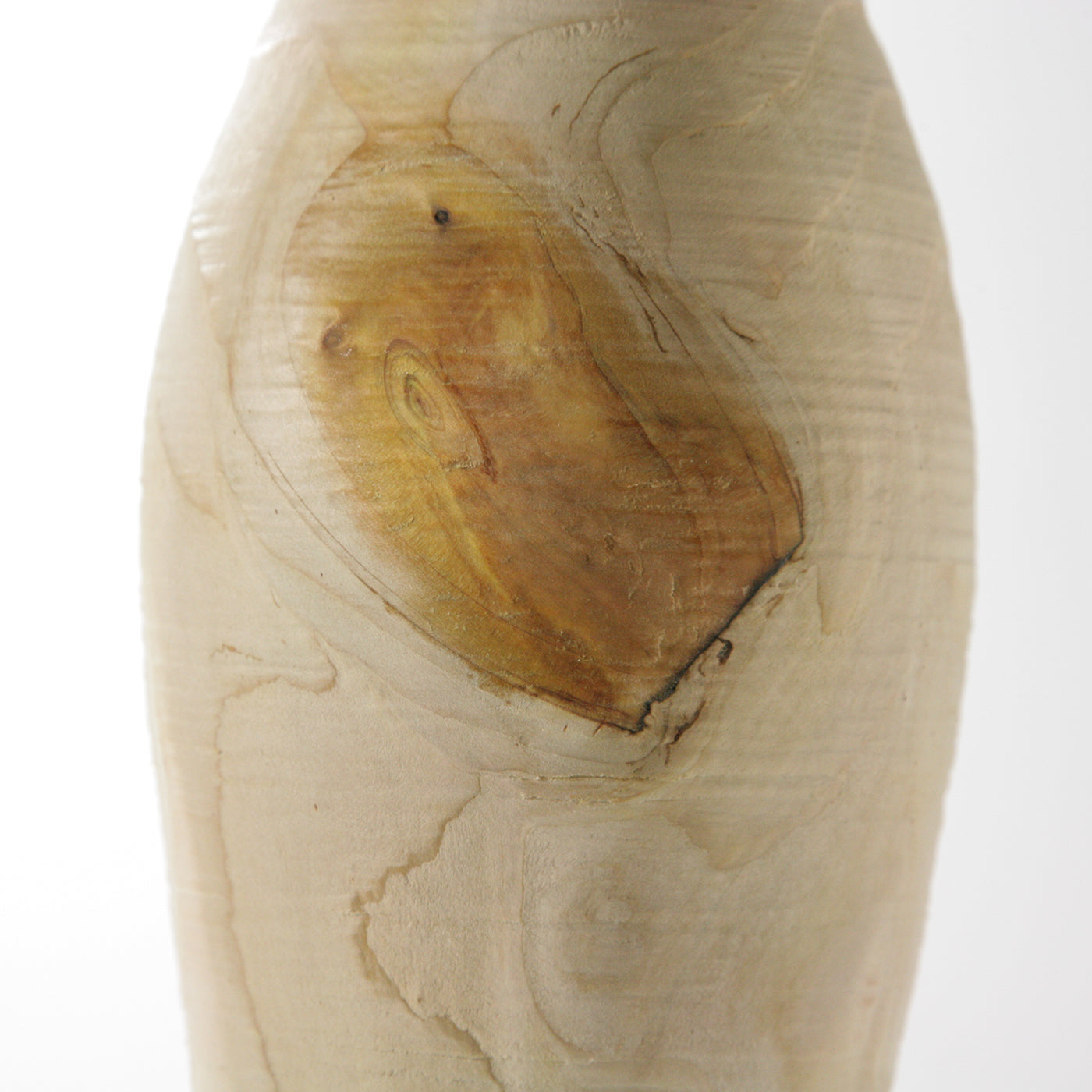 Turned Wooden Vase - Alternative view 1