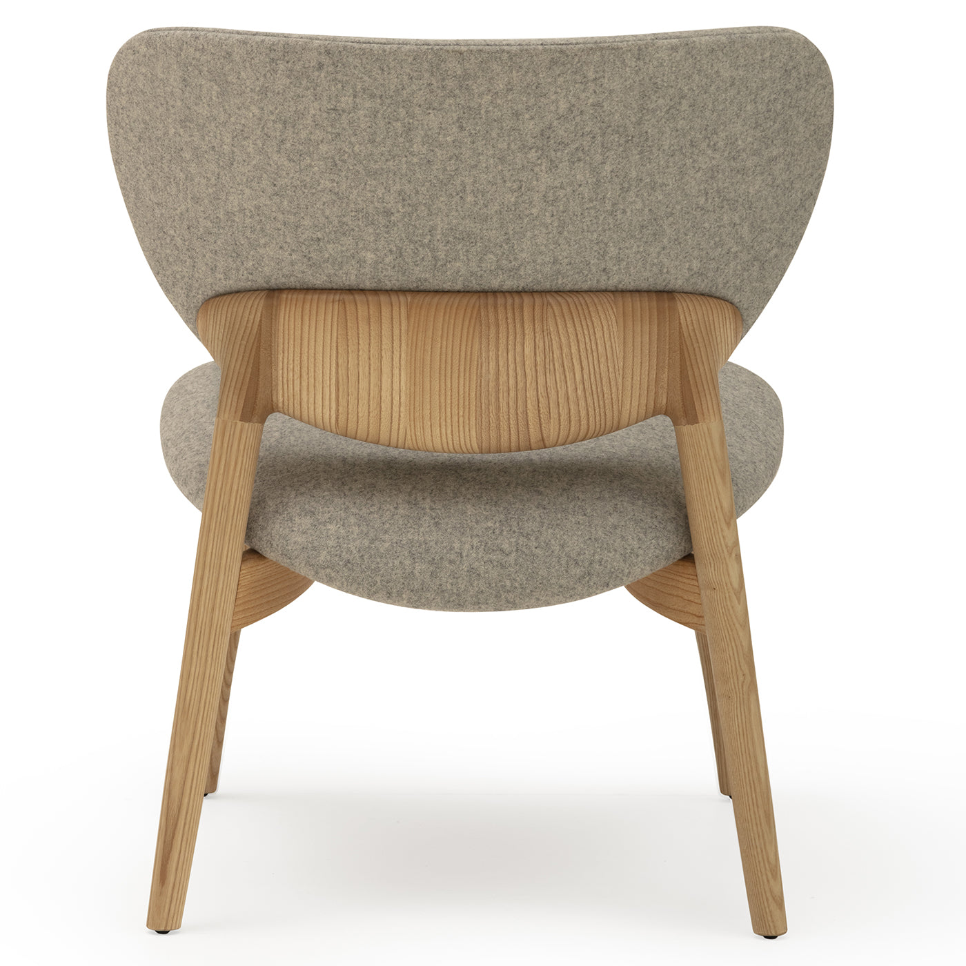 Fleuron 203 Gray & Natural Ash Lounge Chair by Constance Guisset - Alternative view 2