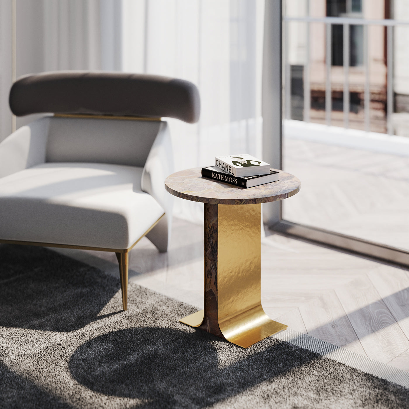 Hani Marble Side Table by Paolo Ciacci - Alternative view 2