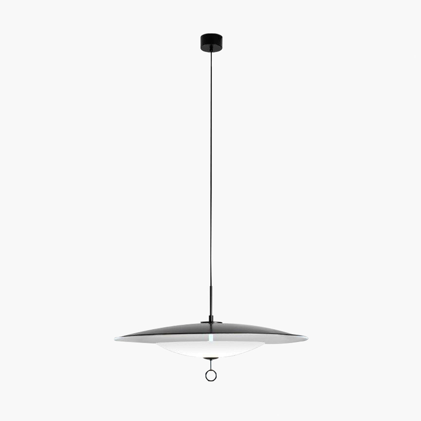 Astra Black And Ivory Metal Pendant Lamp - Alternative view 1