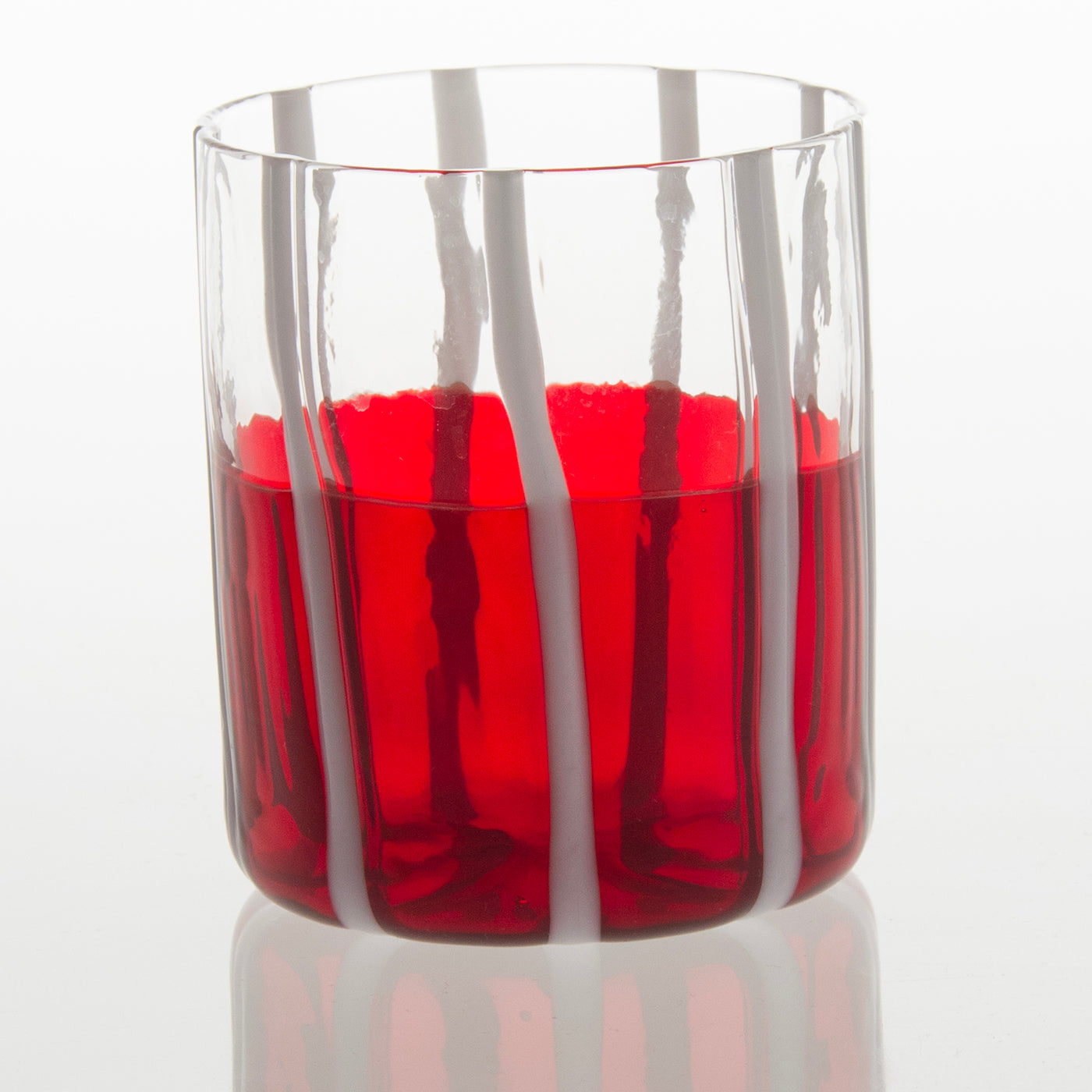 Red & Transparent Mezzo & Mezzo Glass - Alternative view 2