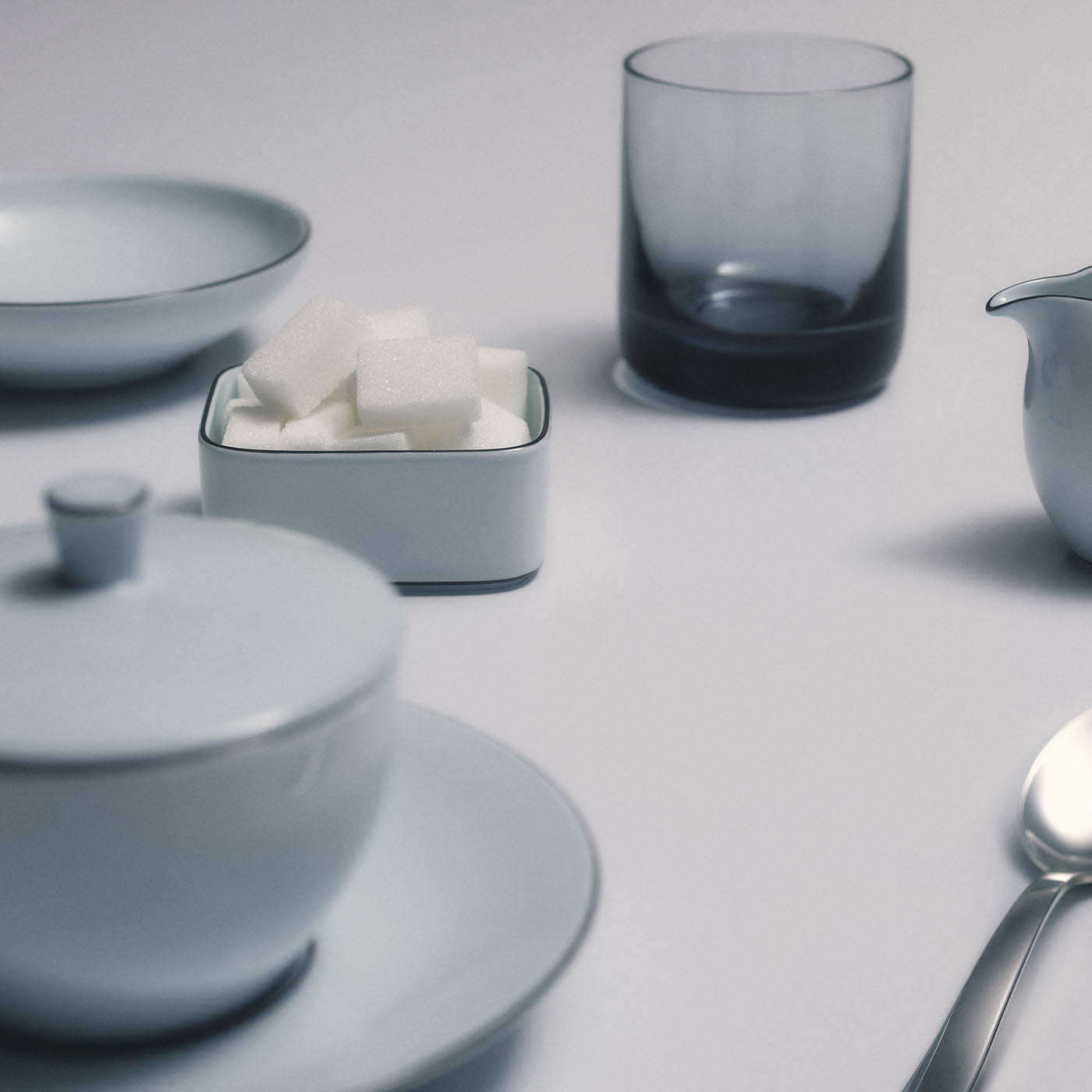 Celadon Porcelain Sugar Bowl - Alternative view 2