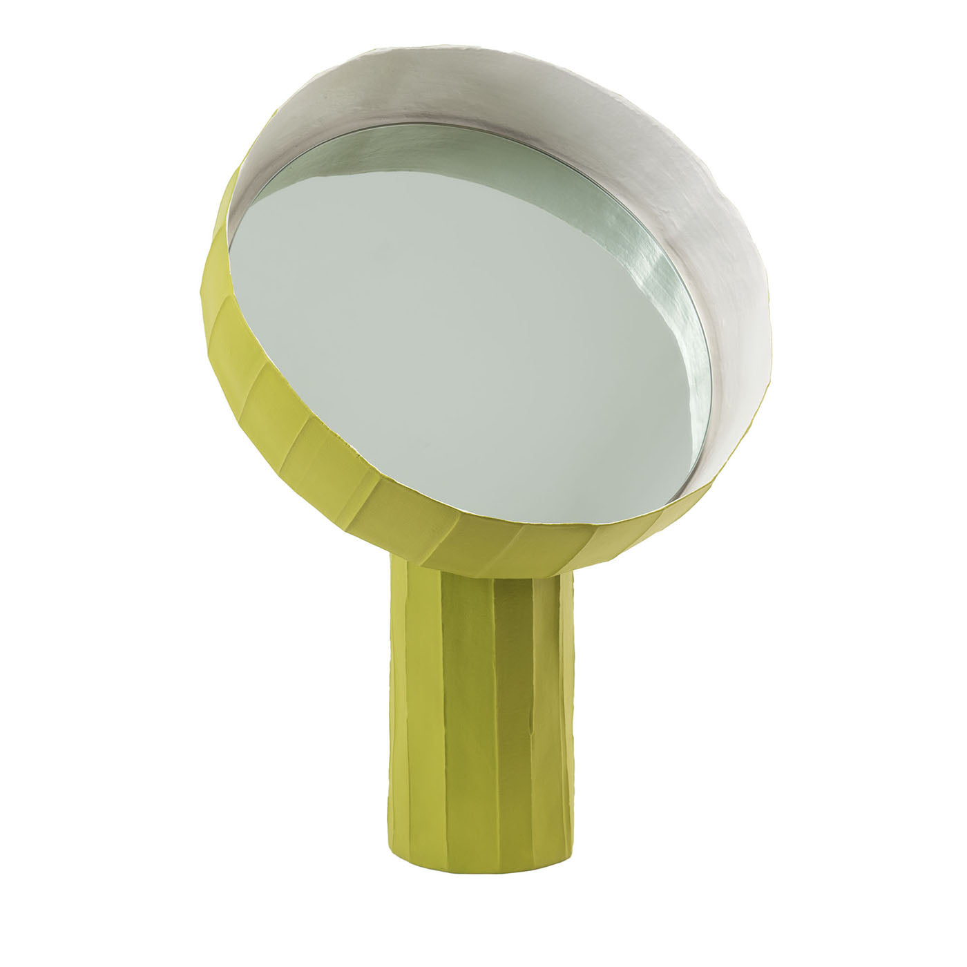 Girasole 40 Lime-Green Table Mirror by Paronetto and Botticelli - Main view