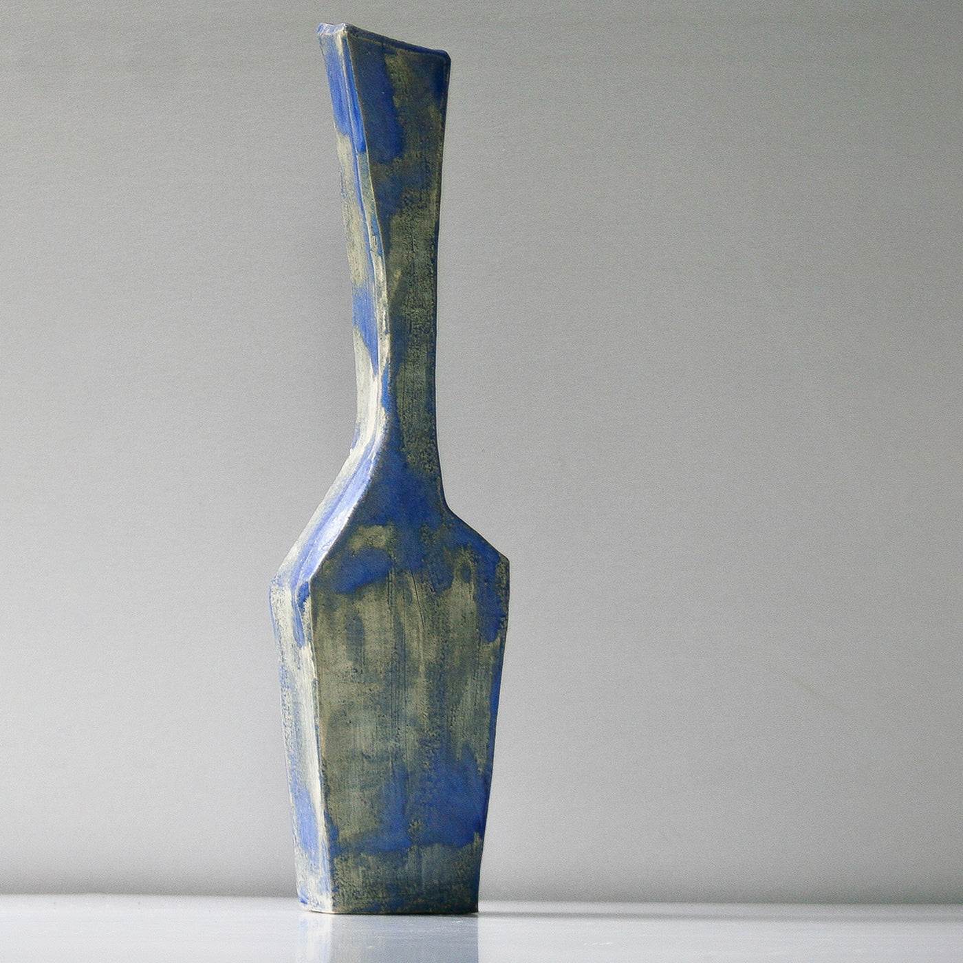 Kubistische blaue Vase N.2 - Alternative Ansicht 3