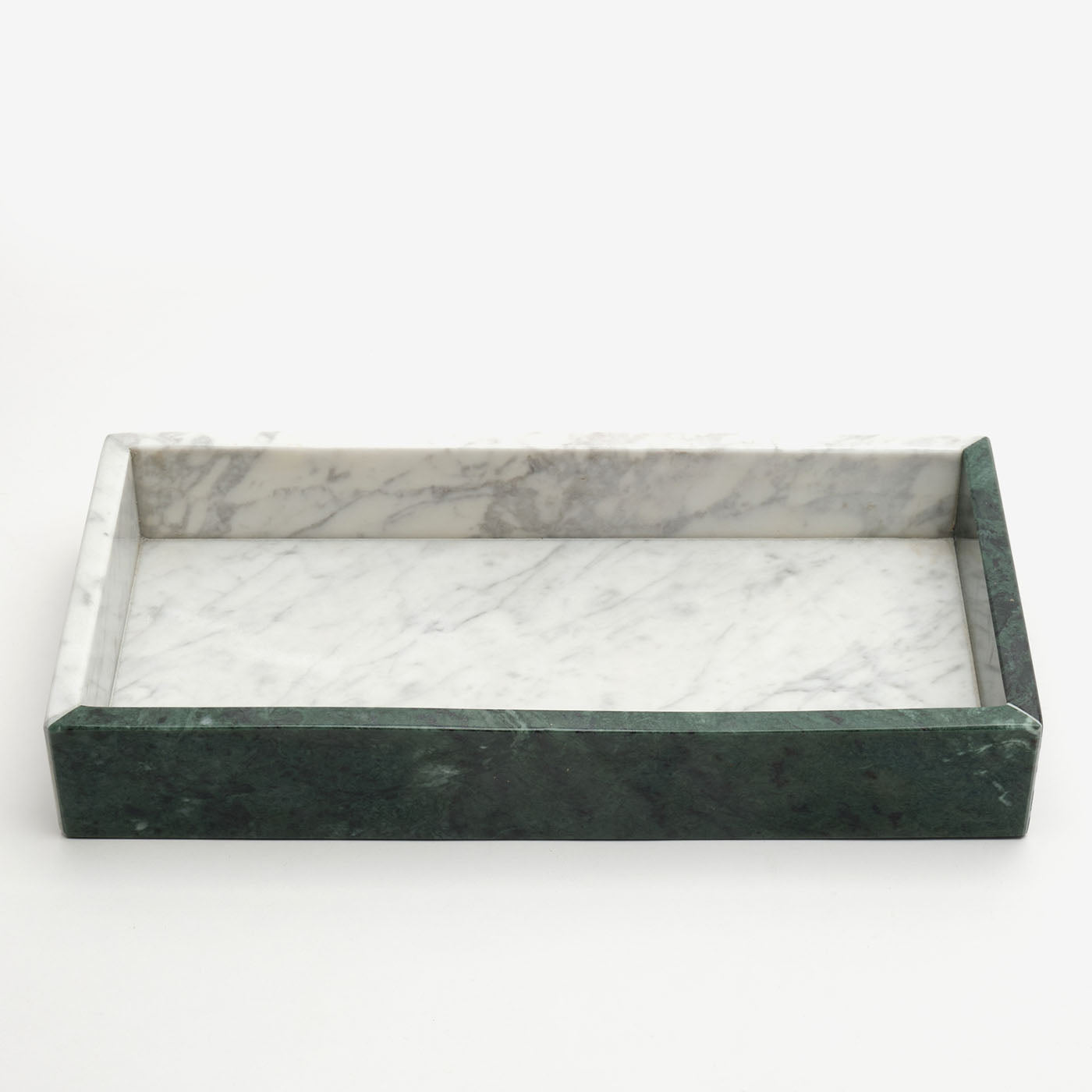 Carrara Marble and Green Marble Tray #3 - Alternative view 1