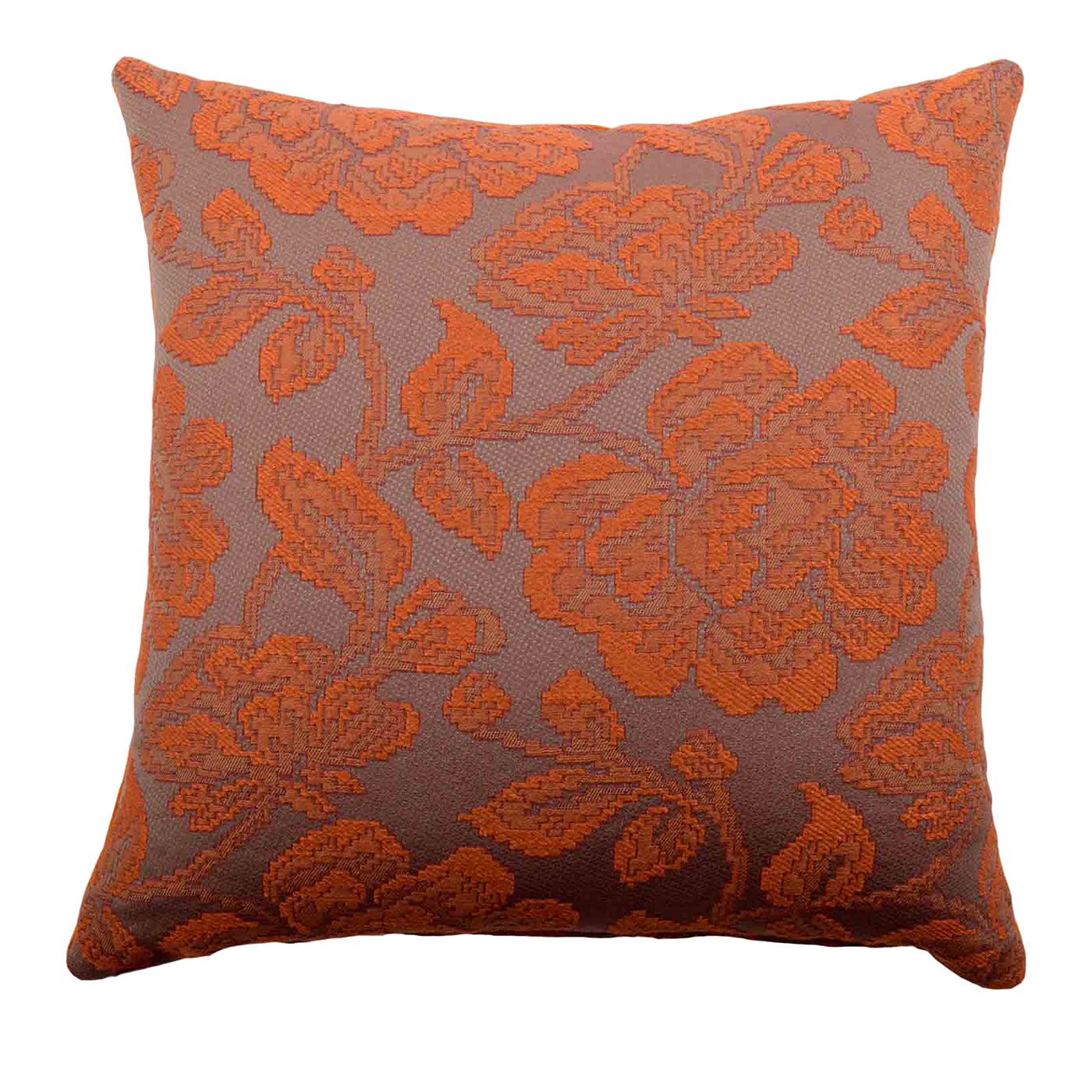 Vocalese Rosae jacquard fabric Carrè Cushion - Main view