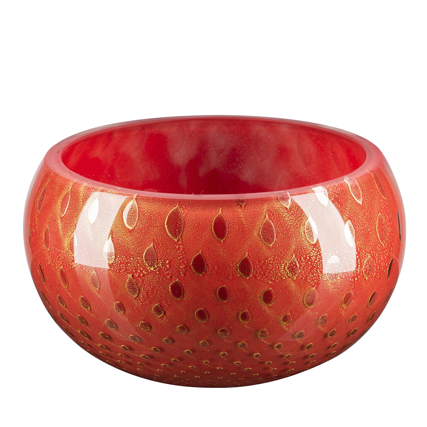 Mocenigo Gold & Red Decorative Bowl - Main view