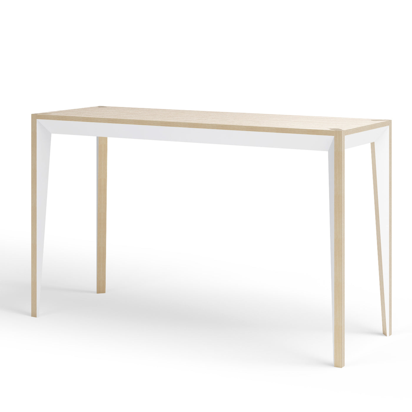 Oak White MiMi Tiny Desk Console Table - Alternative view 1