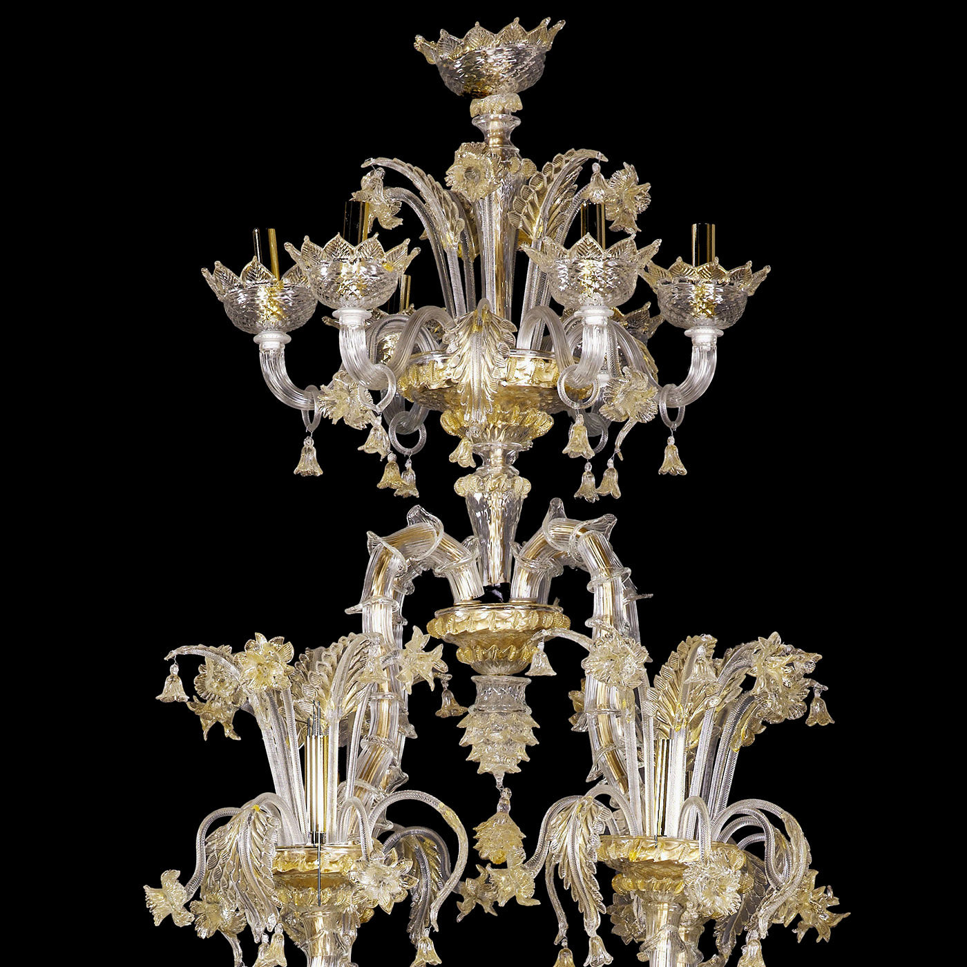 Rezzonico-style Gold and Crystal Chandelier #2 - Alternative view 5