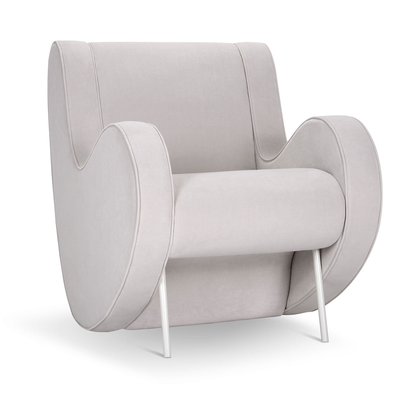 Atina White Armchair By Simone Micheli  - Alternative view 1