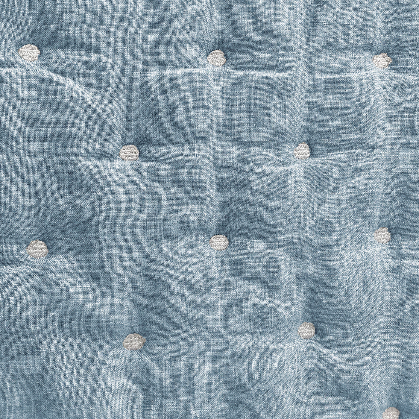 Light Blue Linen Quilt  - Alternative view 1