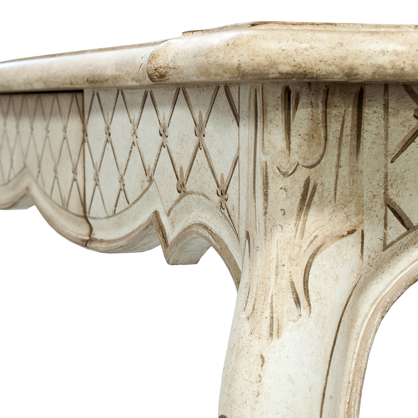 Stra Table with drawer and criss-cross design Porte Italia | Artemest