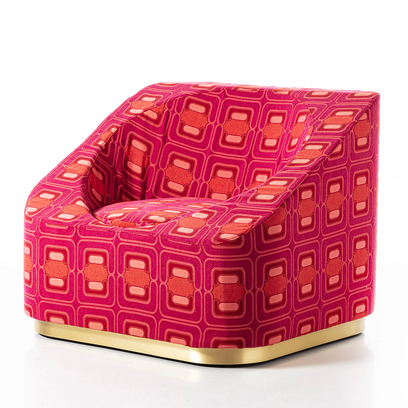 POP-UP Lightweight Original Vintage Fabric Lounge Armchair - Alternative view 4