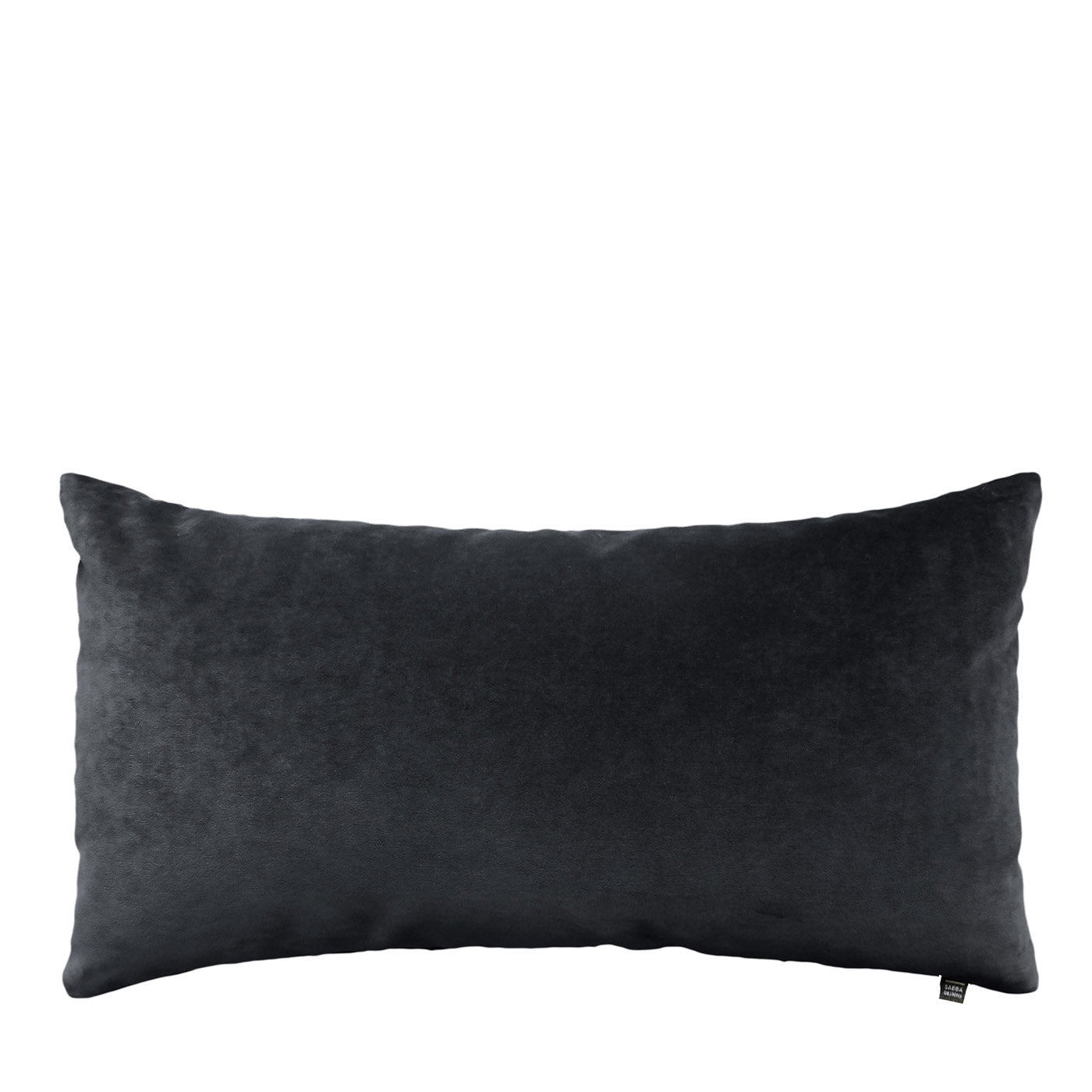 Black Velvet Lumbar Cushion Cover - Main view