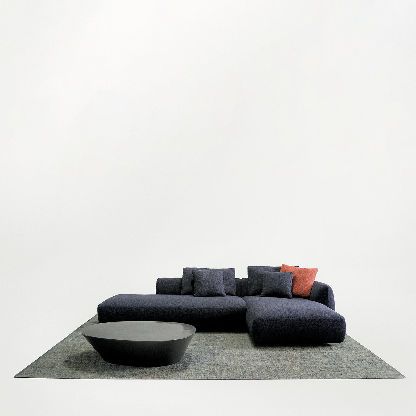 Naxos L-shaped Modular Blue Sofa by Ludovica + Roberto Palomba - Alternative view 1