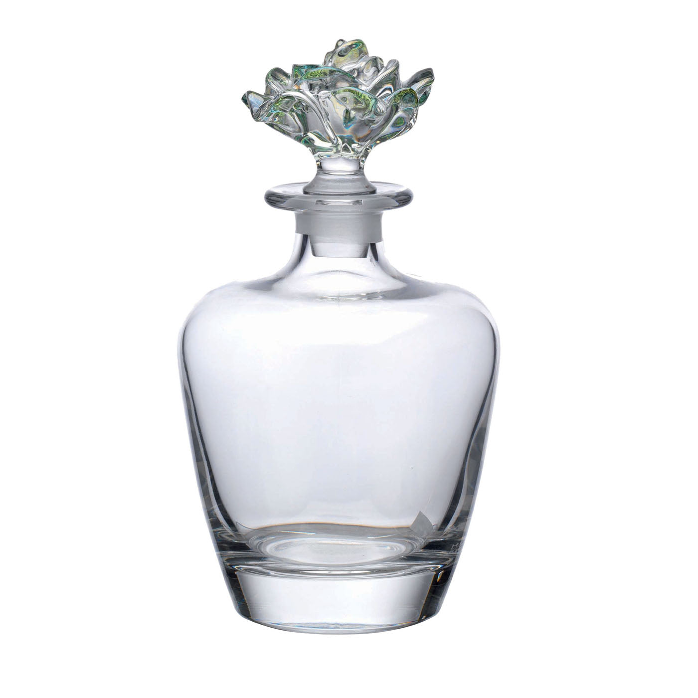 Milano Transparent Bottle with Flower-Shaped Lid - Main view