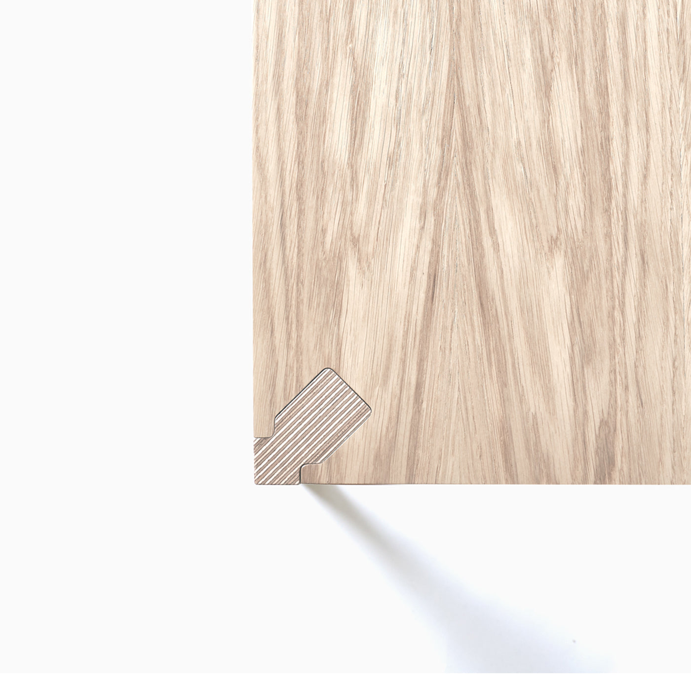 Oak White MiMi Tiny Desk Console Table - Alternative view 3