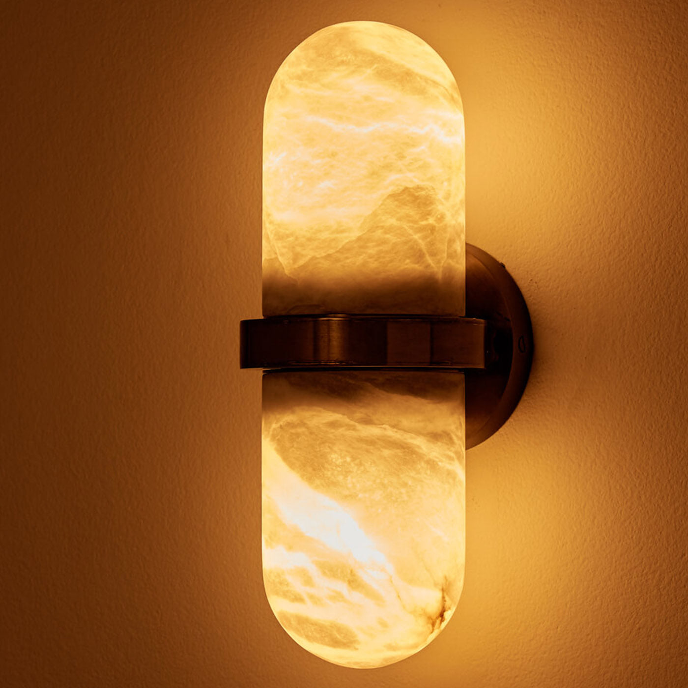 "Pill" Wall Sconce in Bronze by Droulers Architecture - Alternative view 3