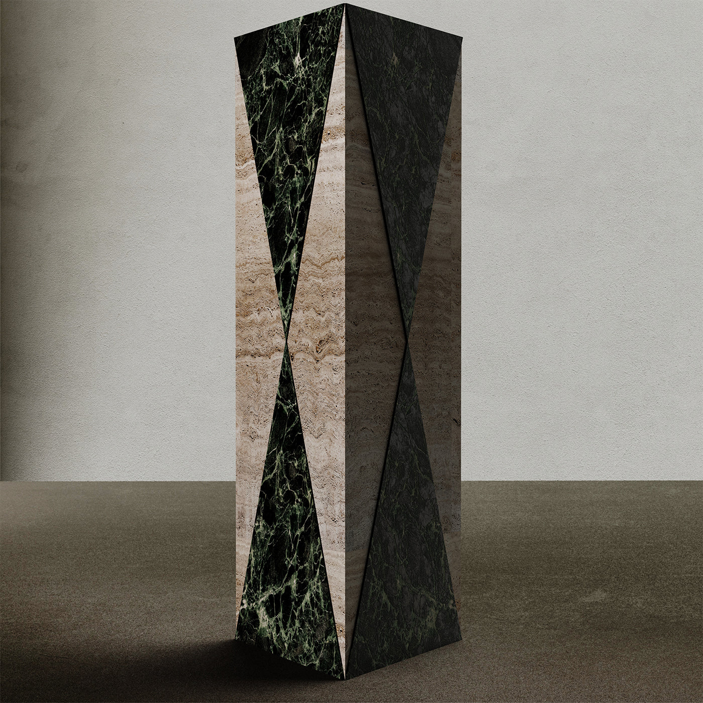 Polimelus Verde Alpi & Travertine Vase - Alternative view 4