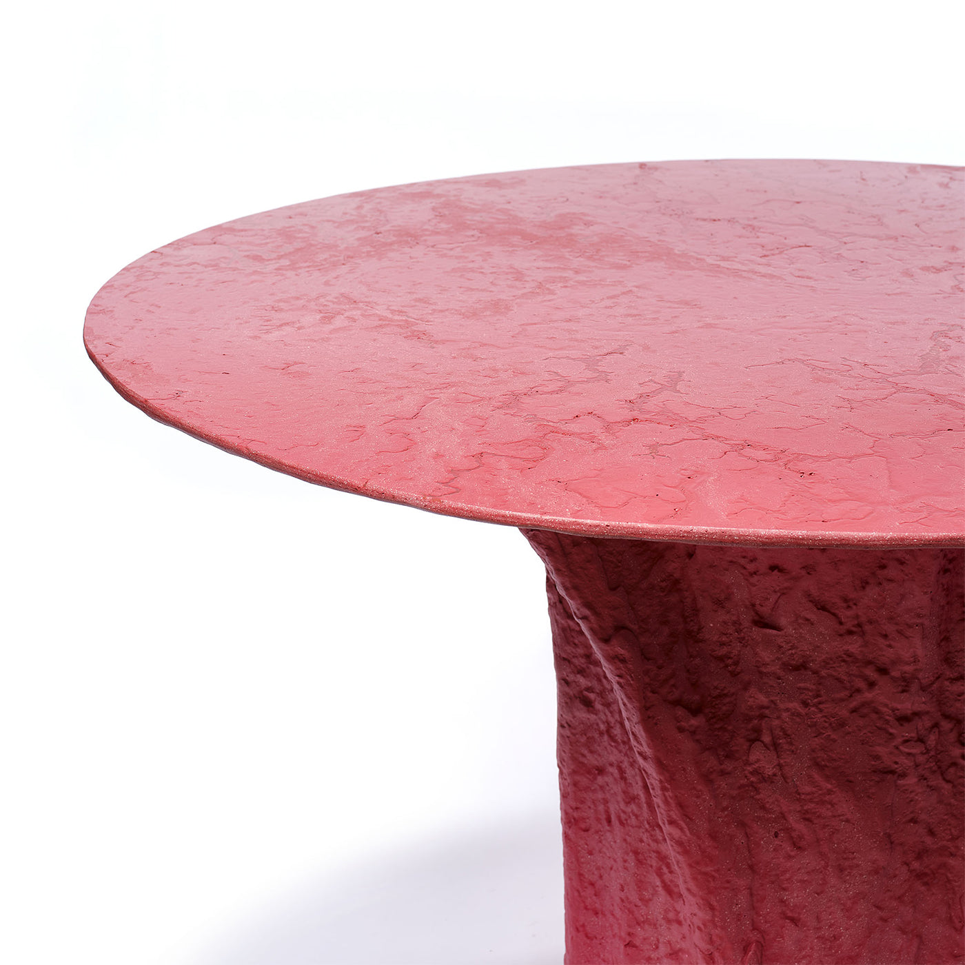 Fondale Corallo Red Glebanite Round Dining Table - Alternative view 2