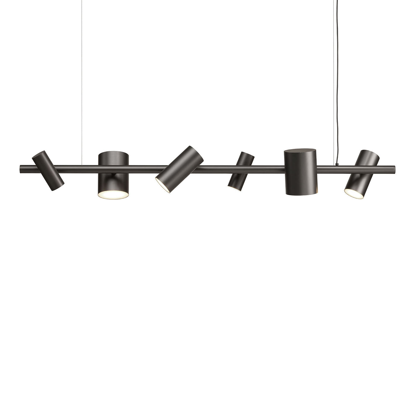 CanCan Linear Black Metal Chandelier - Main view