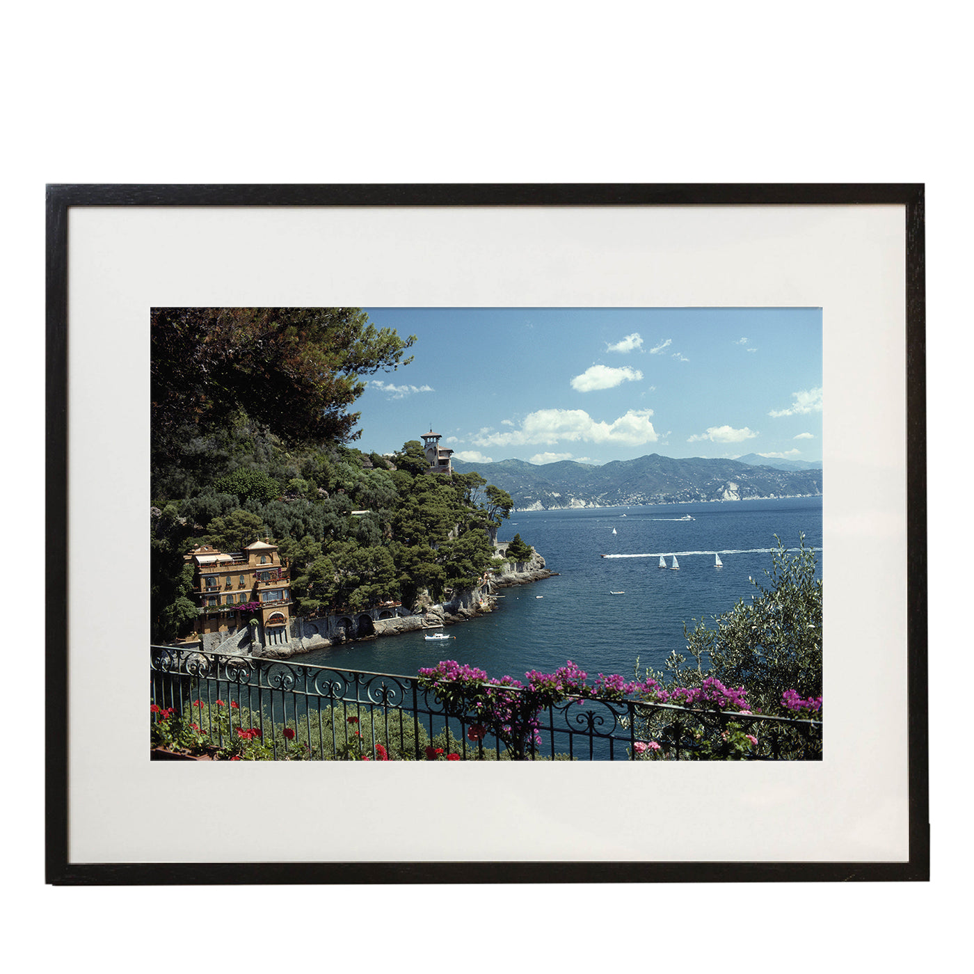 Casa Ardissones, Portofino Impresión enmarcada pequeña - Vista principal