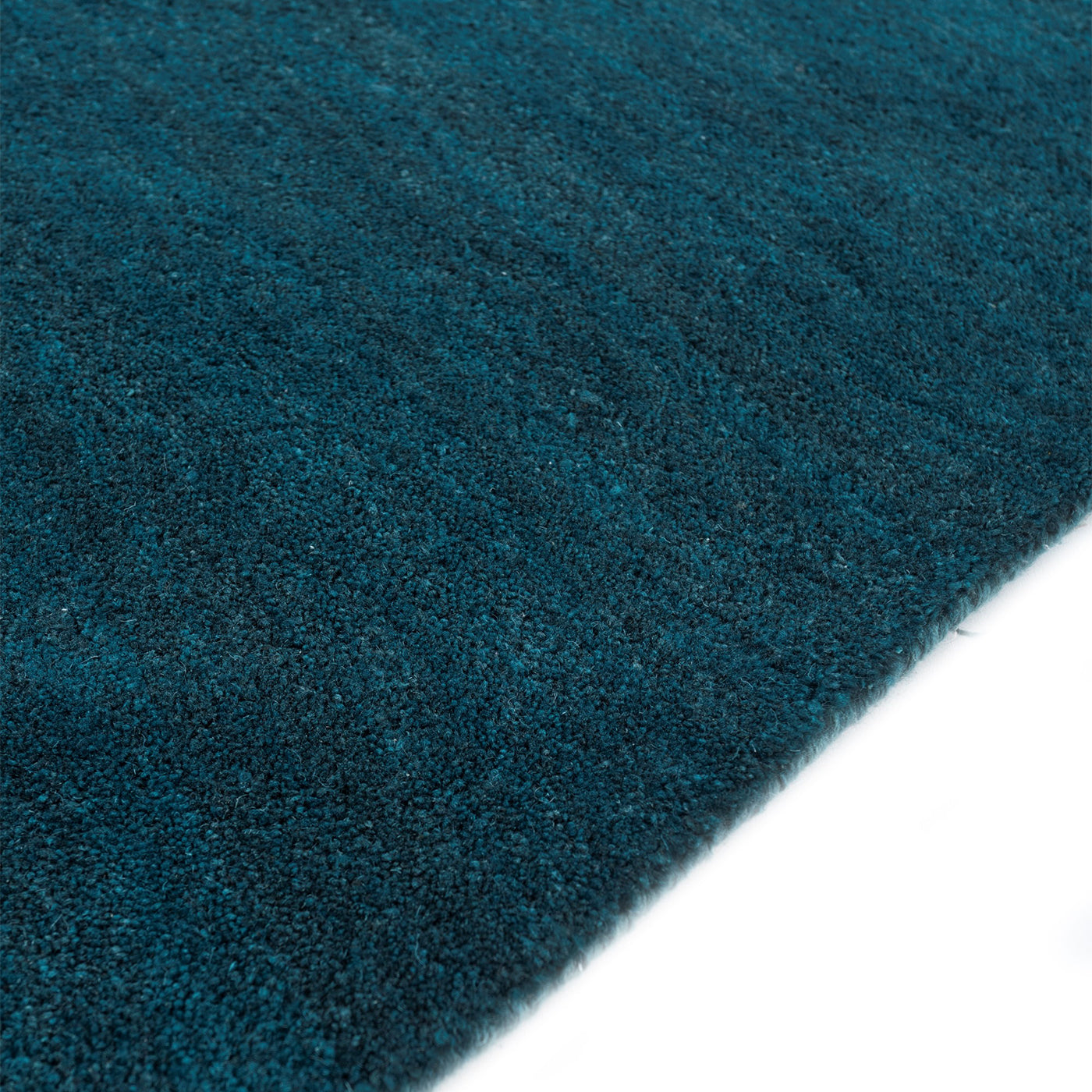 Majestic Plume Peacock Blue Hand Tufted Rug - Alternative view 1