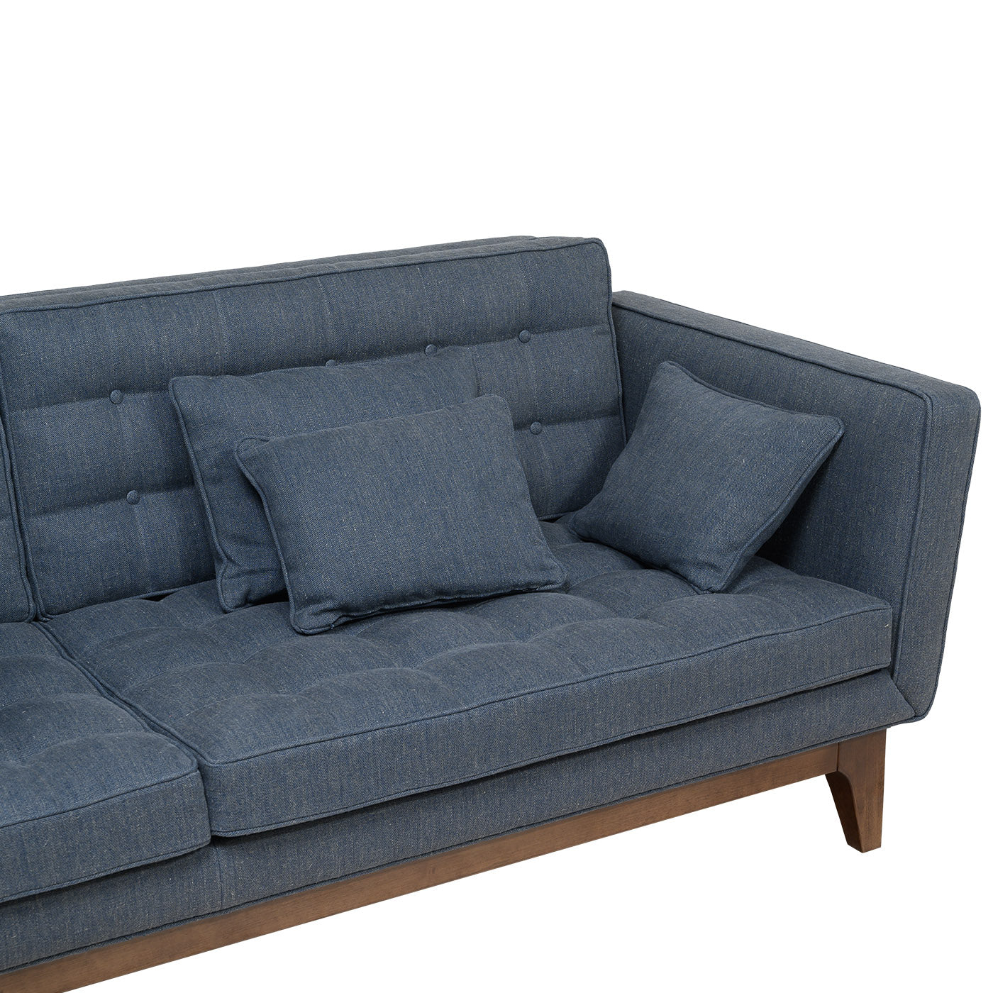 Yvan 3-Seater Blue Sofa - Alternative view 2