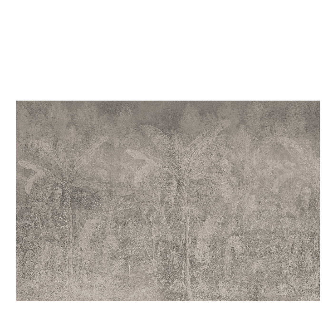 Papel pintado textura bosque tropical gris - Vista principal