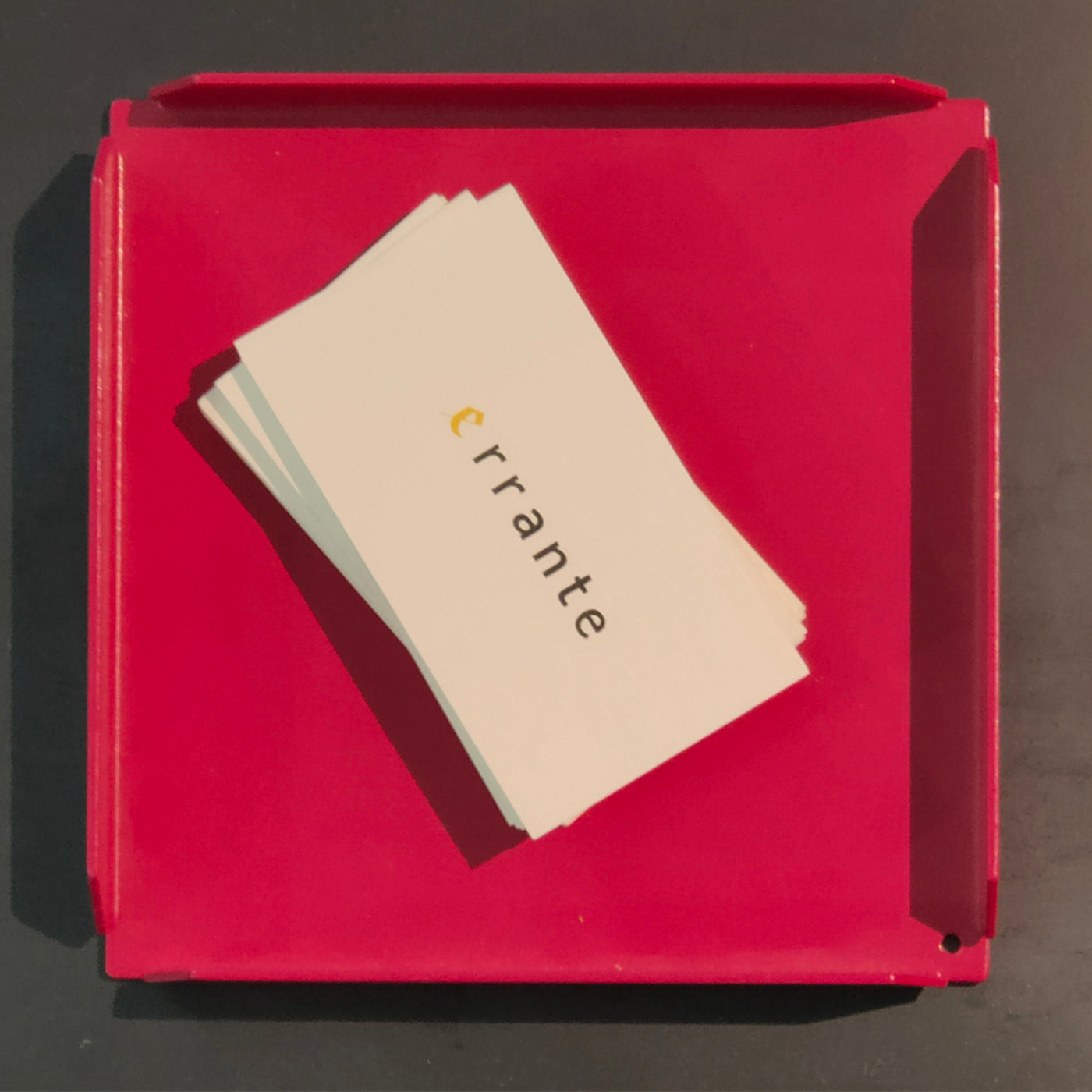 Toklas Red Empty-Pocket Tray by Ivan Lomuti & Gabriele Villa - Alternative view 1